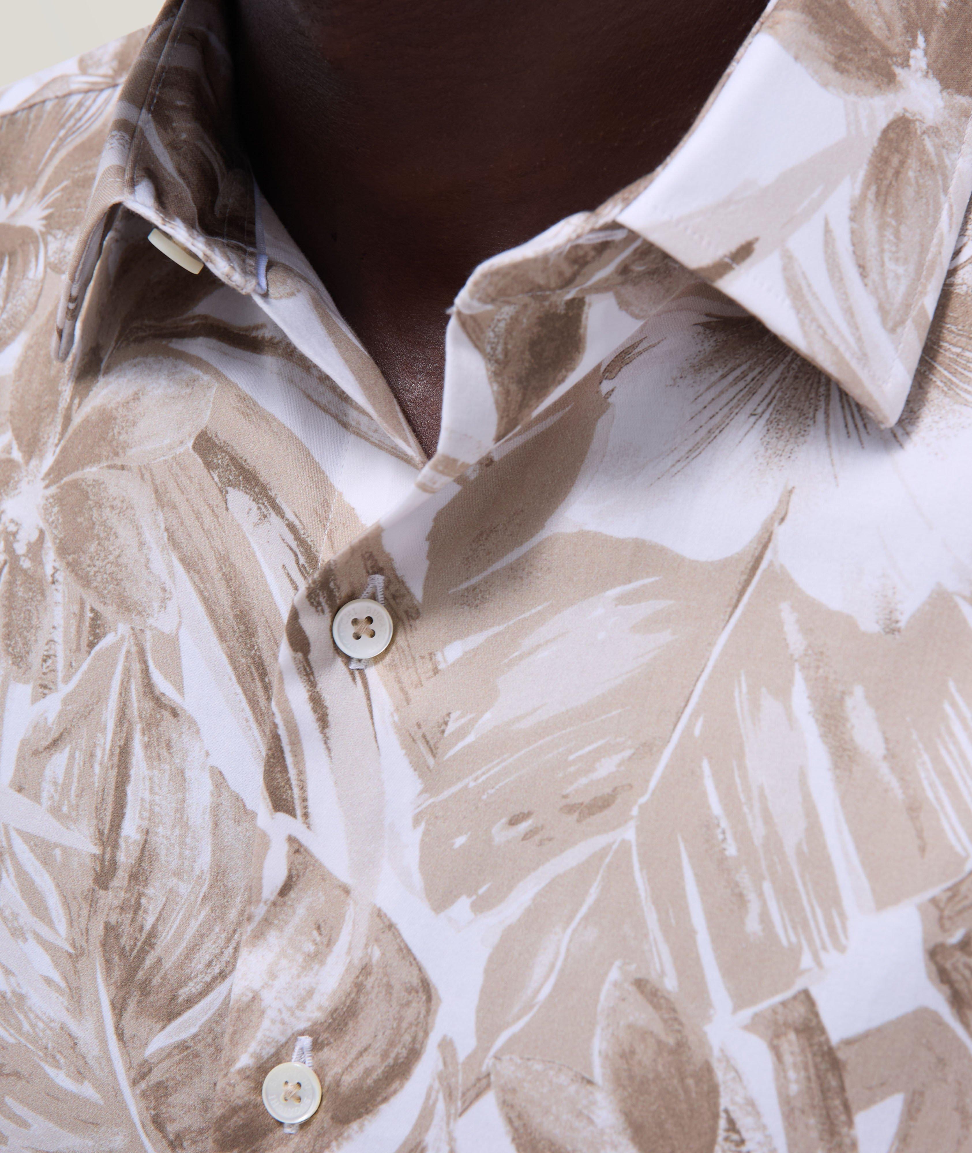 Floral Stretch-Cotton Shirt image 5