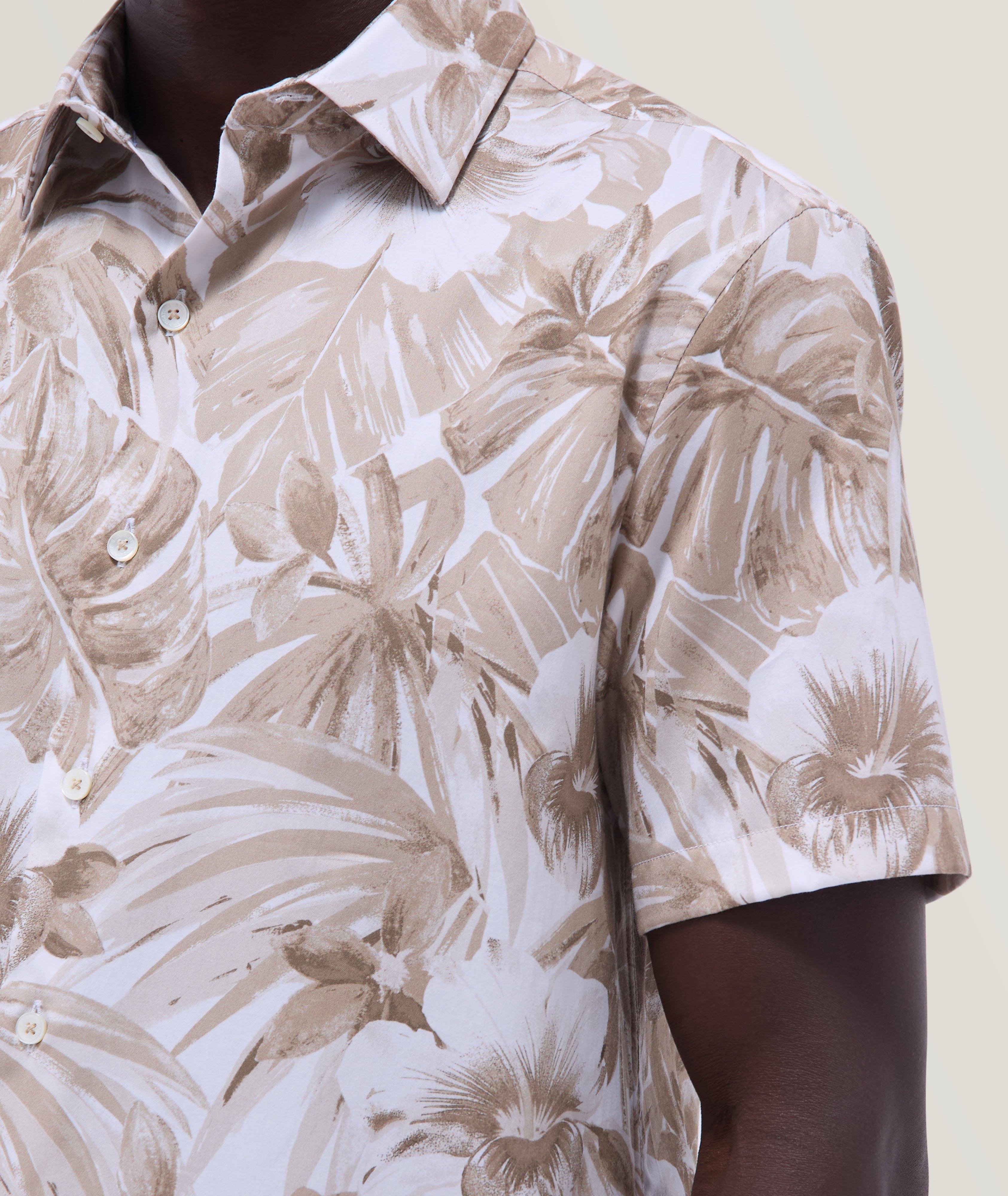 Floral Stretch-Cotton Shirt image 6