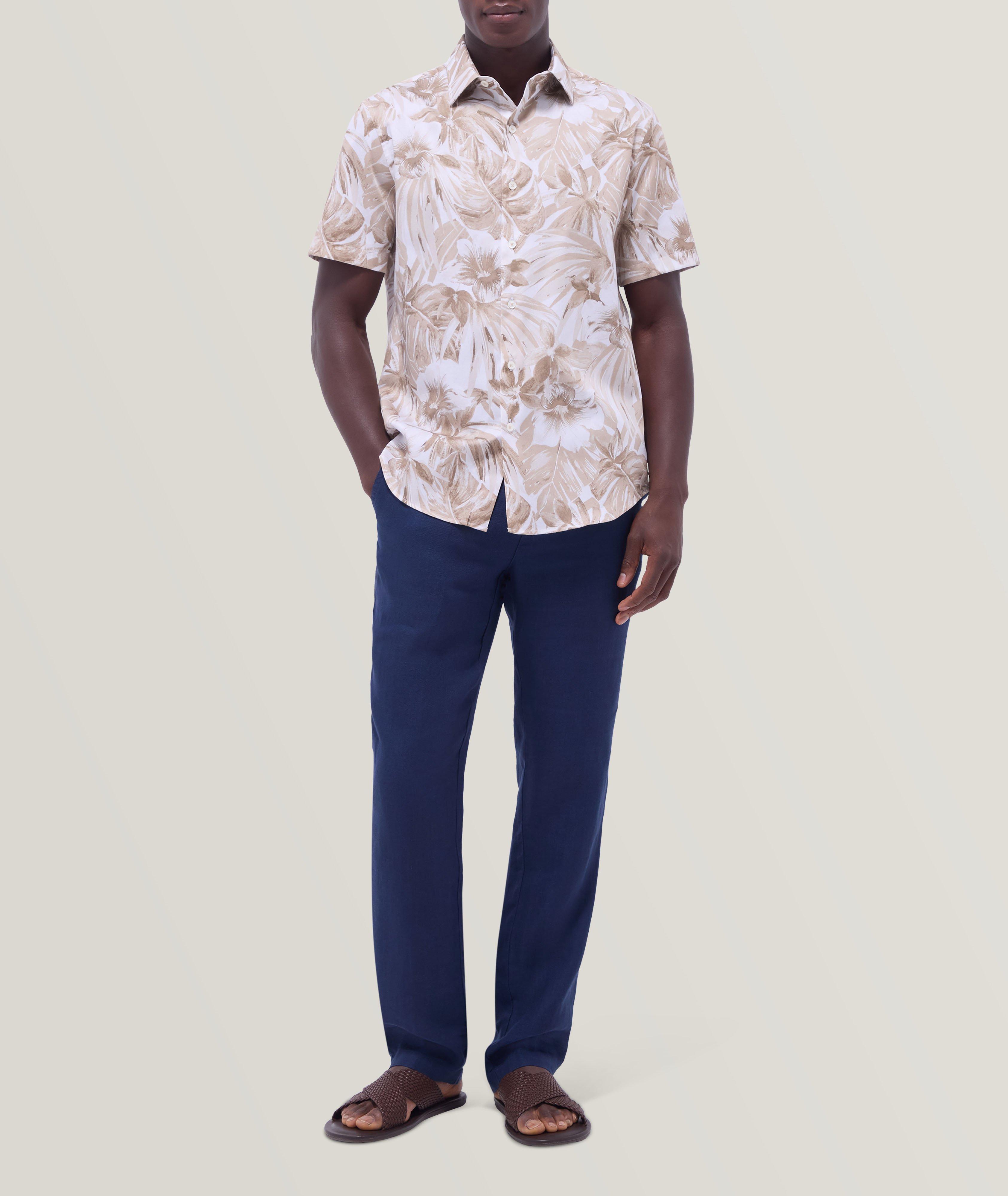 Floral Stretch-Cotton Shirt image 7