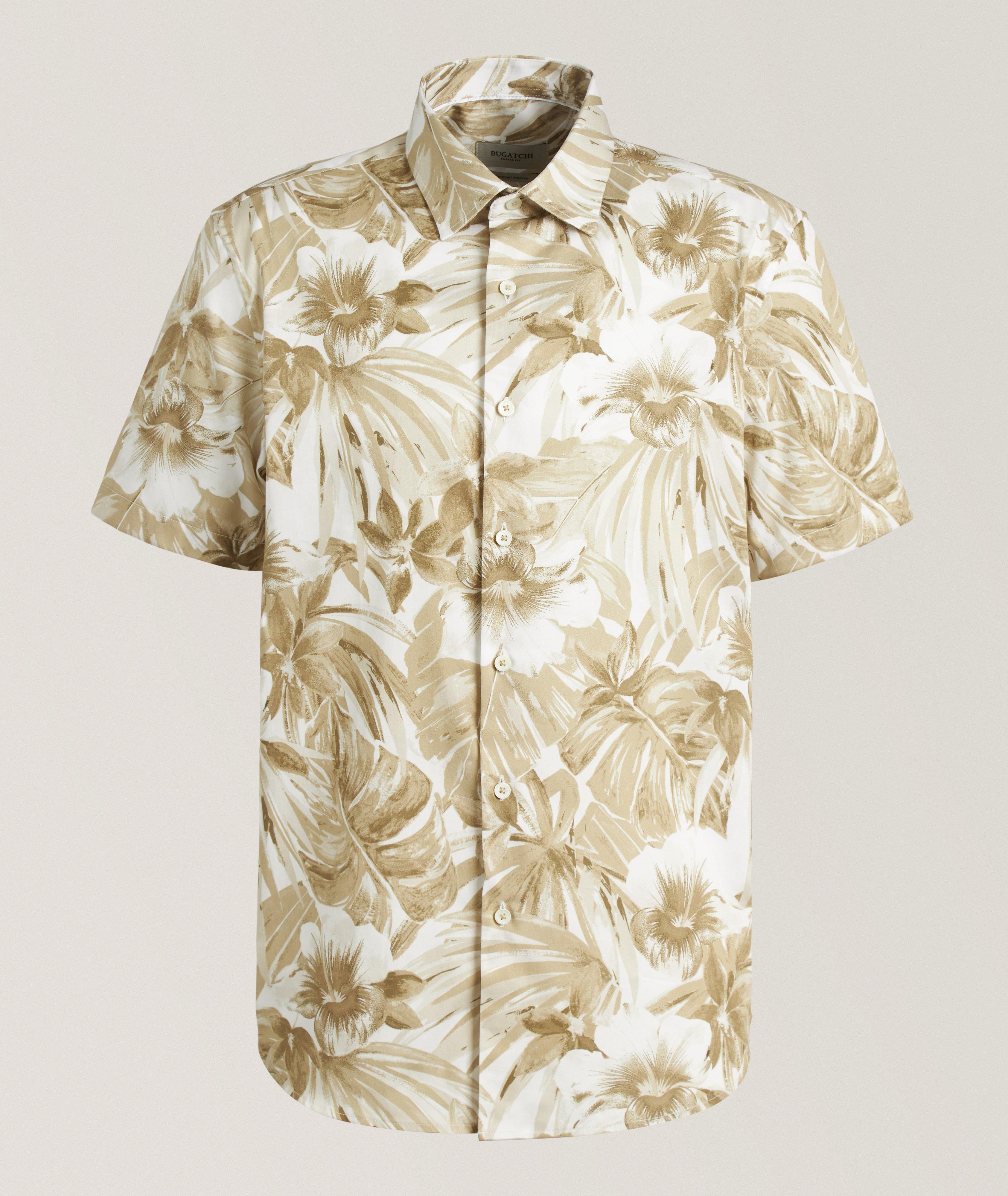 Floral Stretch-Cotton Shirt image 0