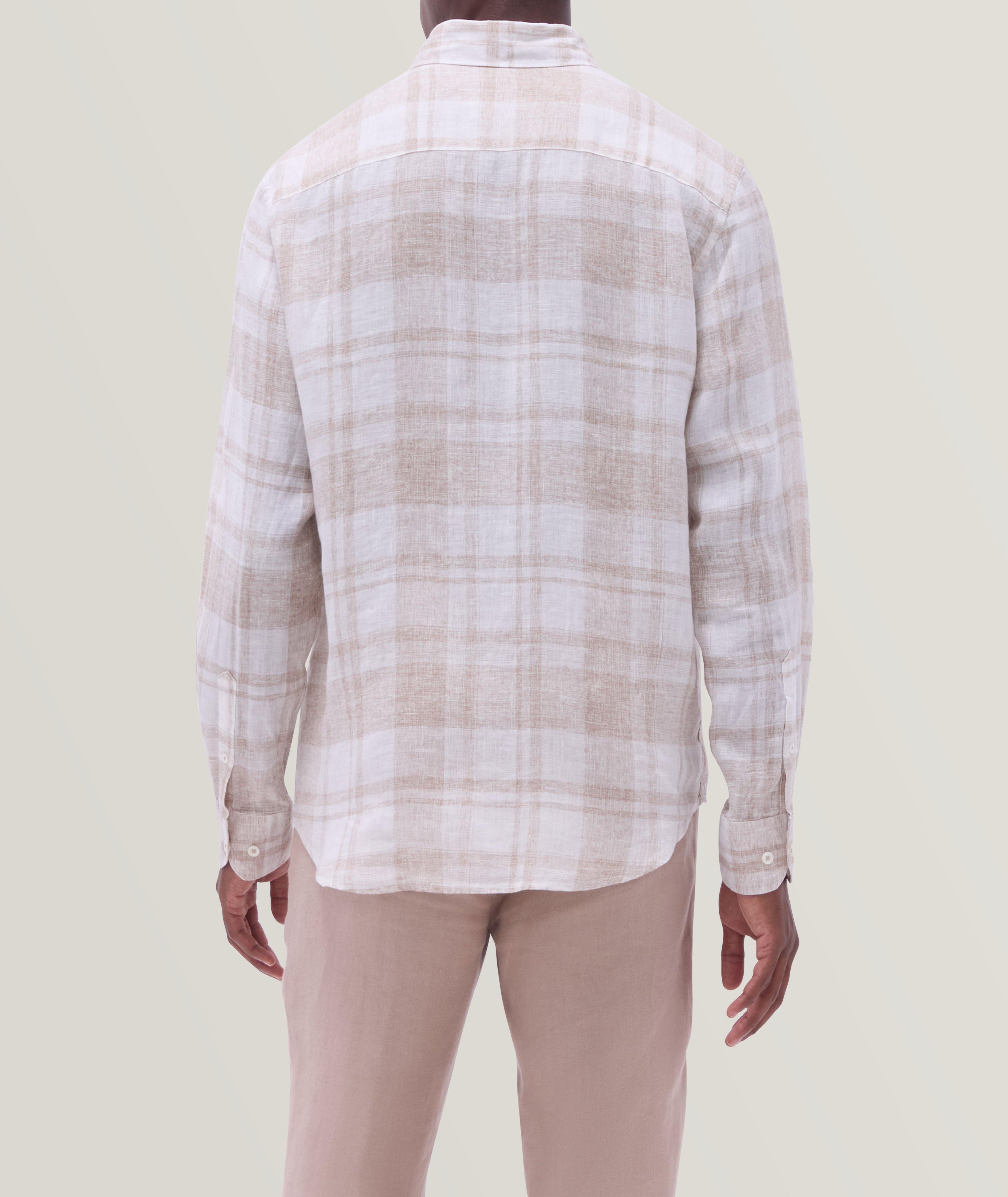 Windowpane Linen Shirt image 2