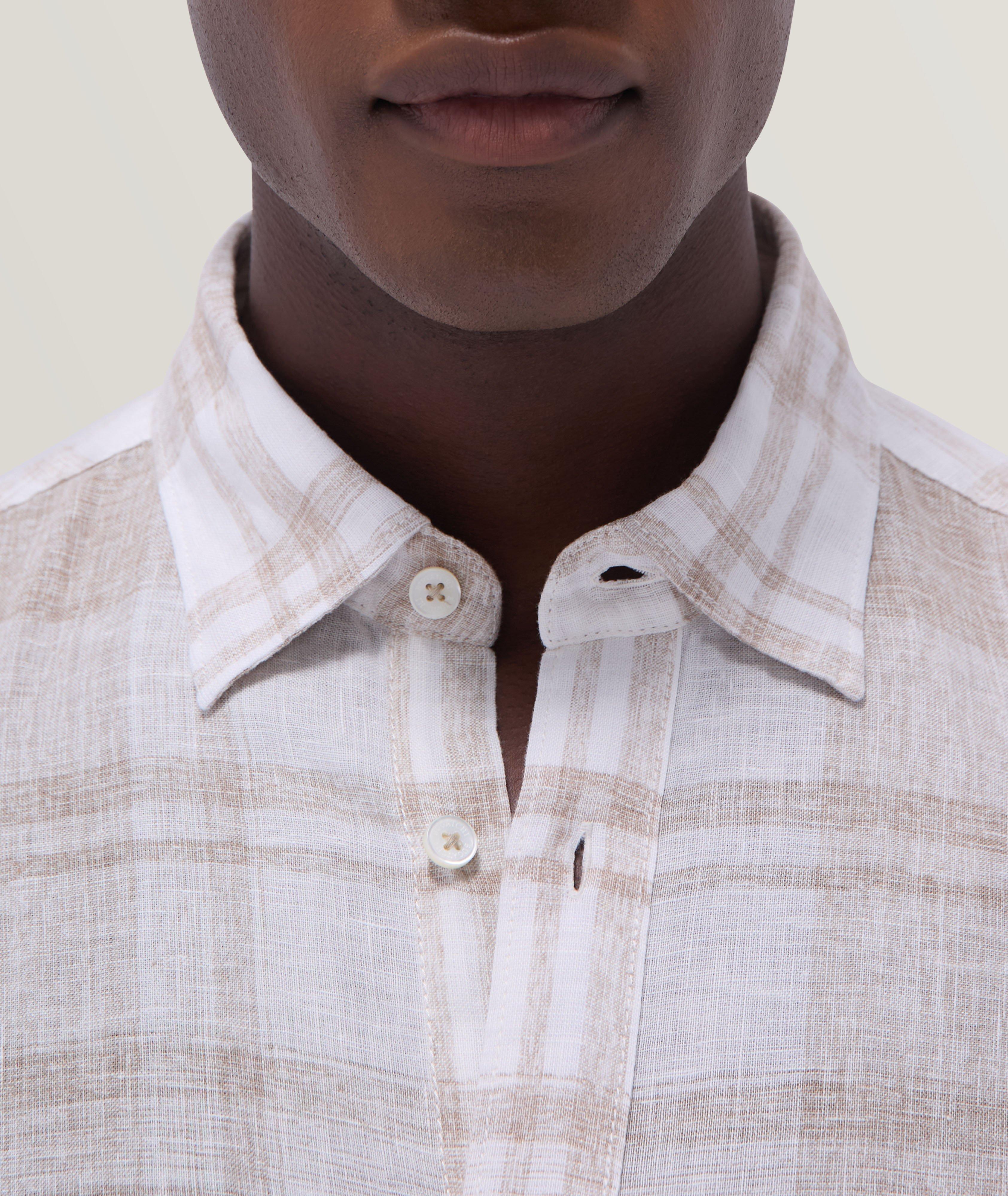 Windowpane Linen Shirt image 4
