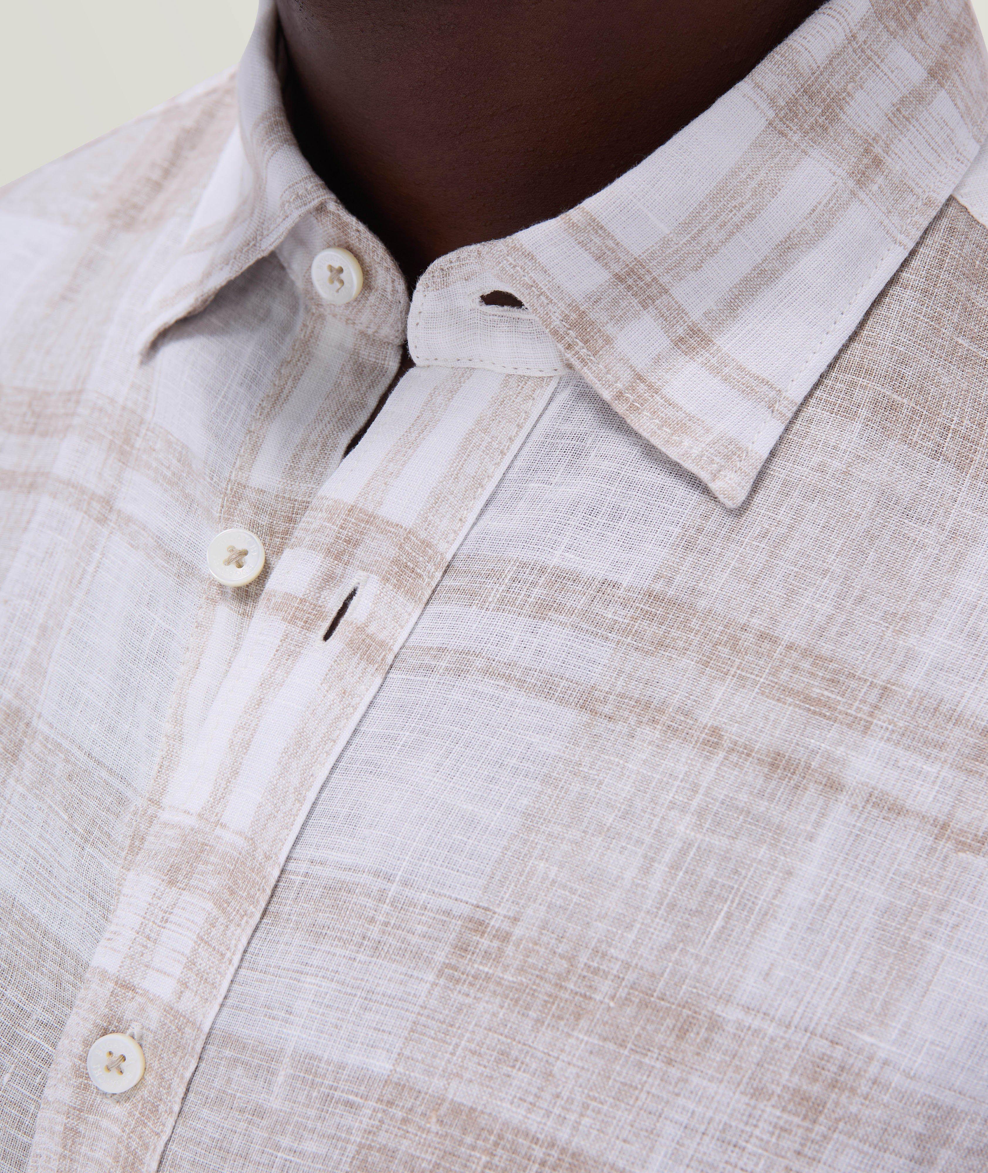 Windowpane Linen Shirt image 5