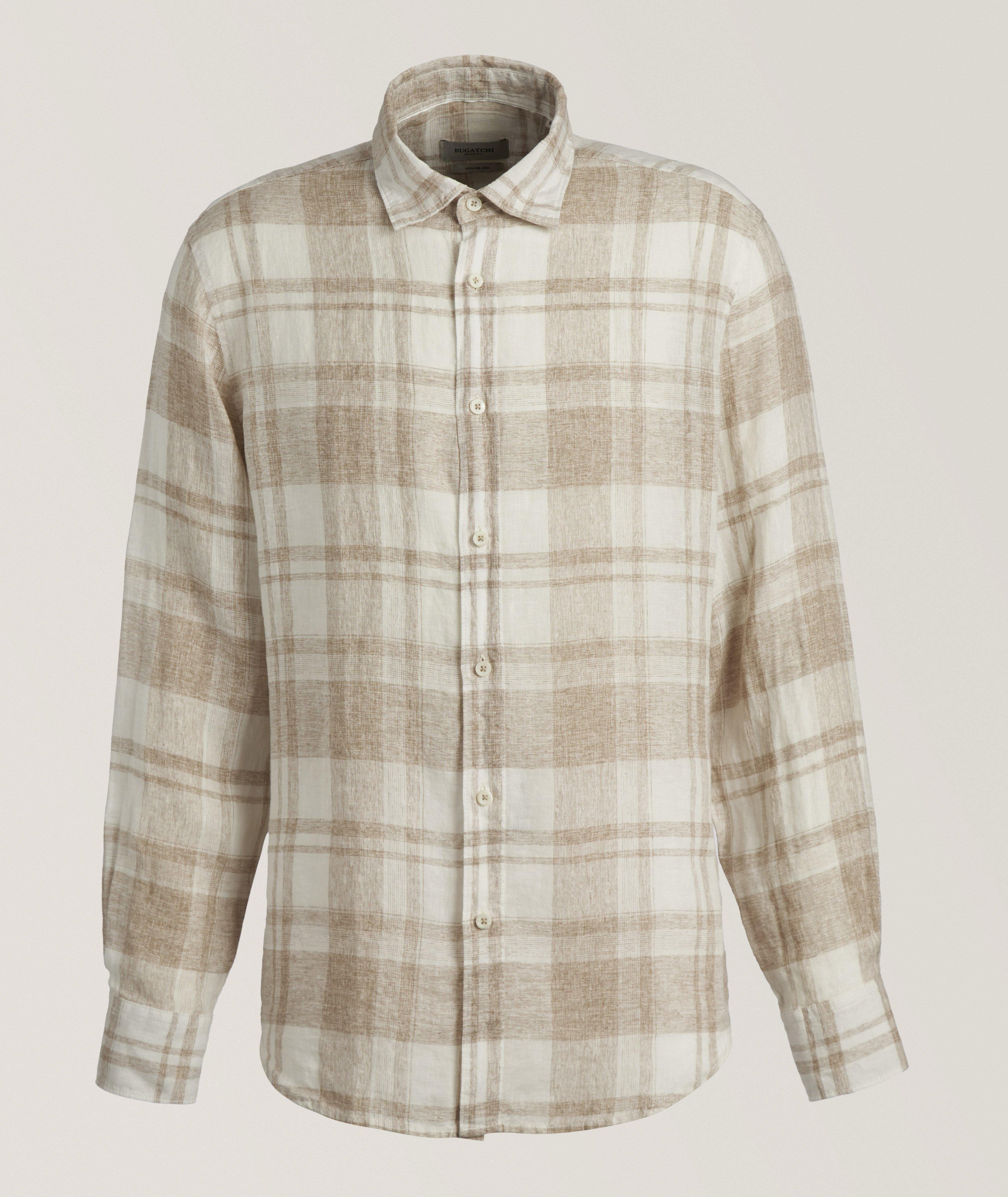Windowpane Linen Shirt image 0