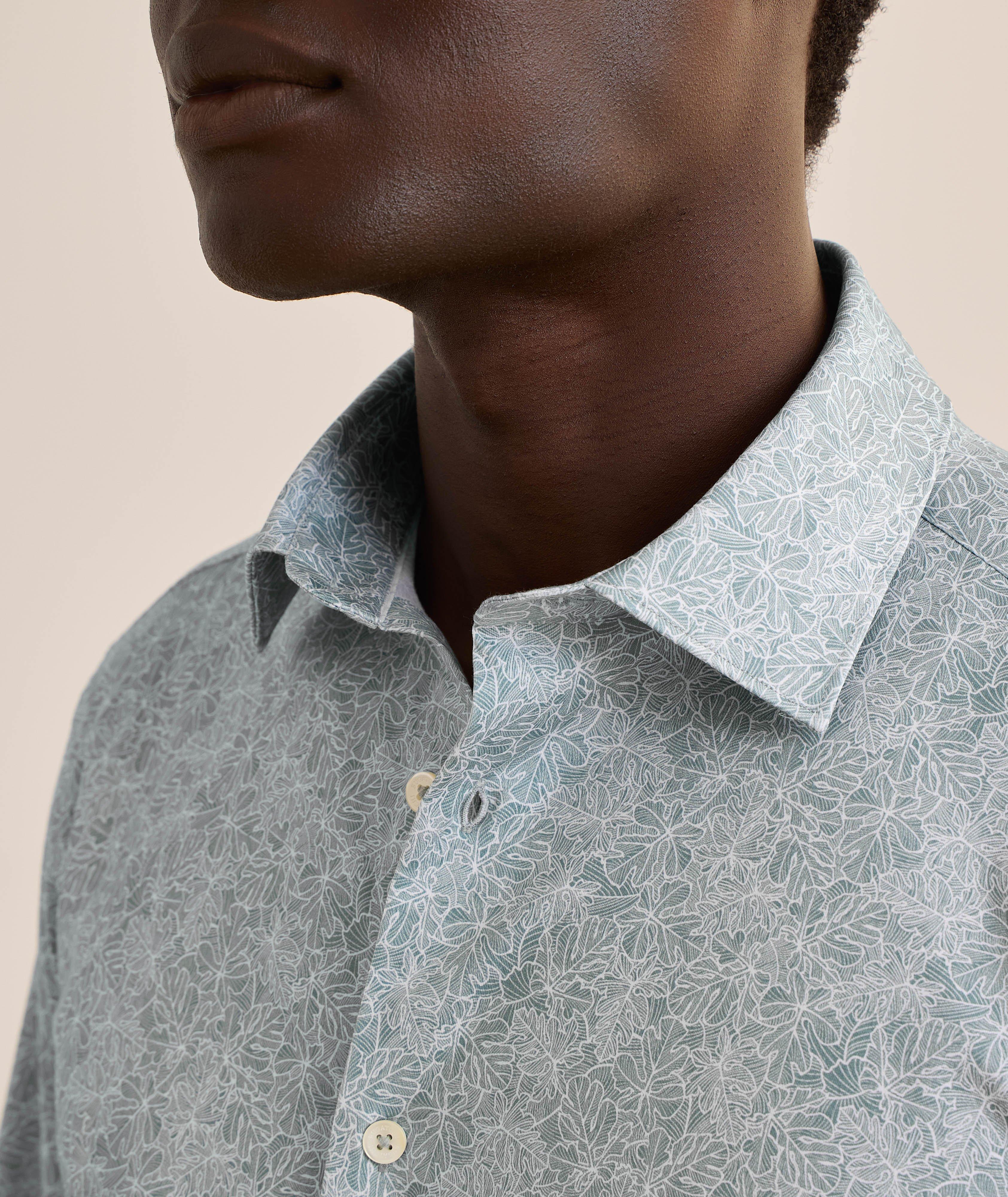 Leaf Print OoohCotton Shirt image 3