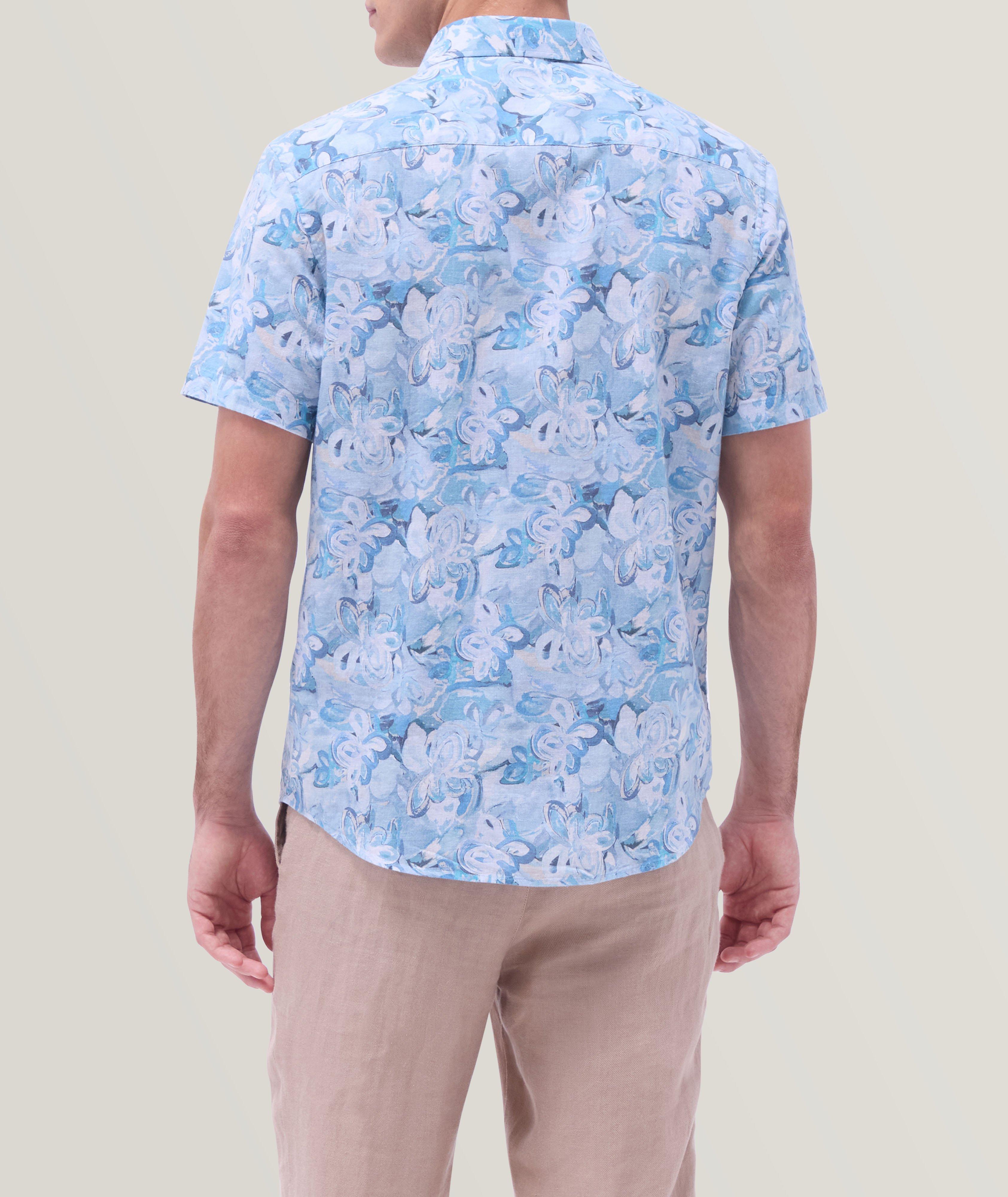 Orson Floral Cotton-Linen Shirt image 2