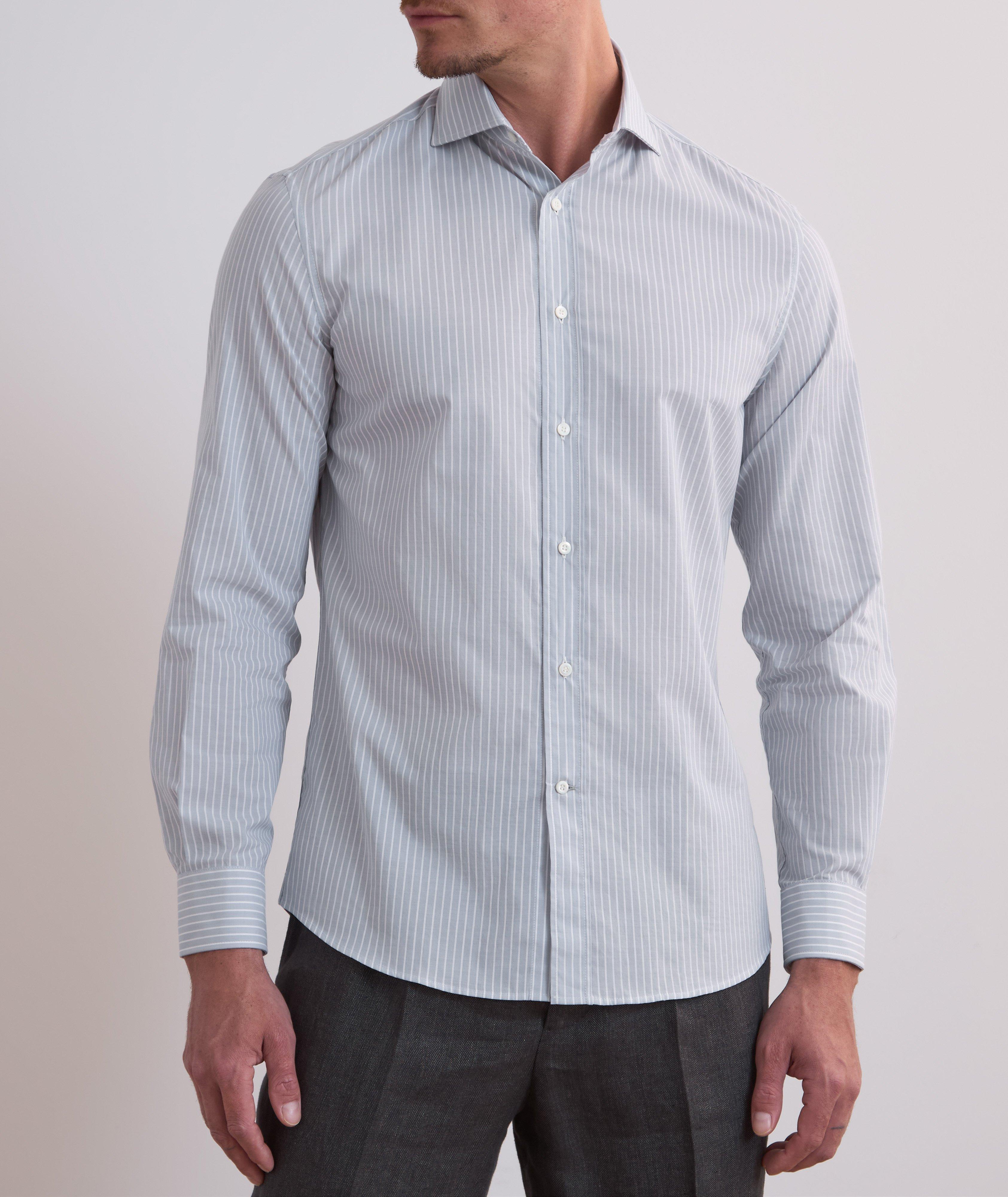 Easy-Fit Striped Cotton Sartorial Shirt image 1