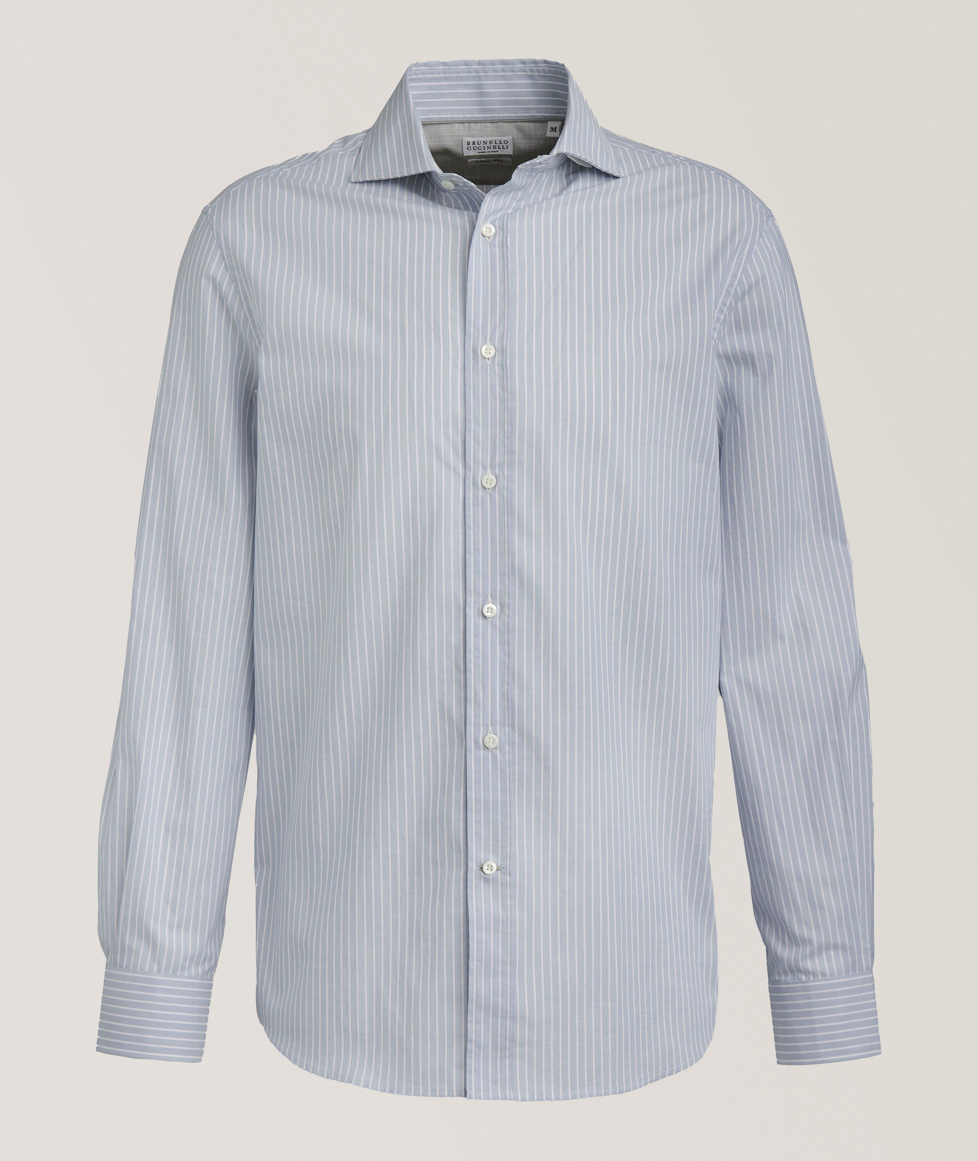 Easy-Fit Striped Cotton Sartorial Shirt image 0