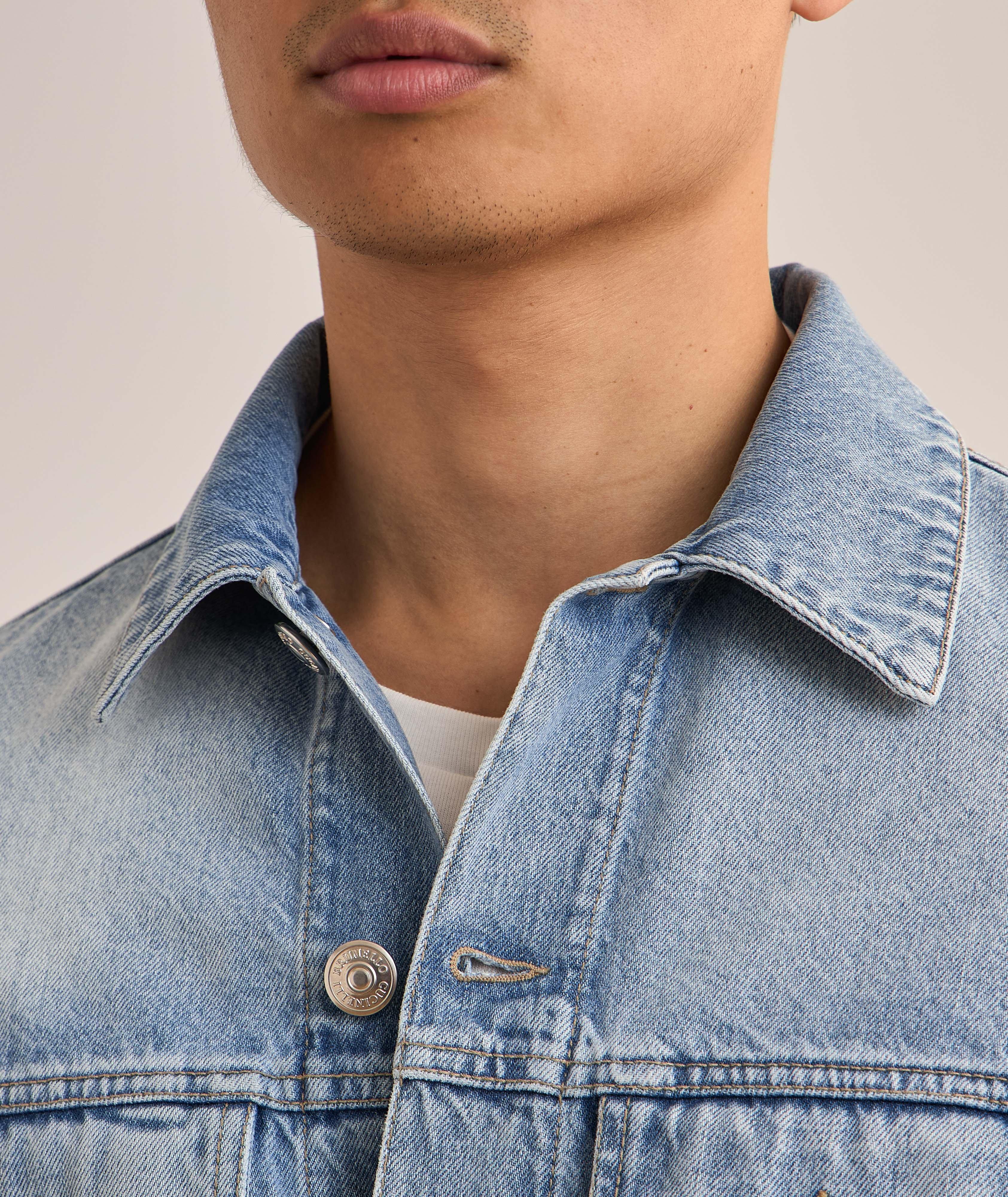 Blouson camionneur en denim image 3