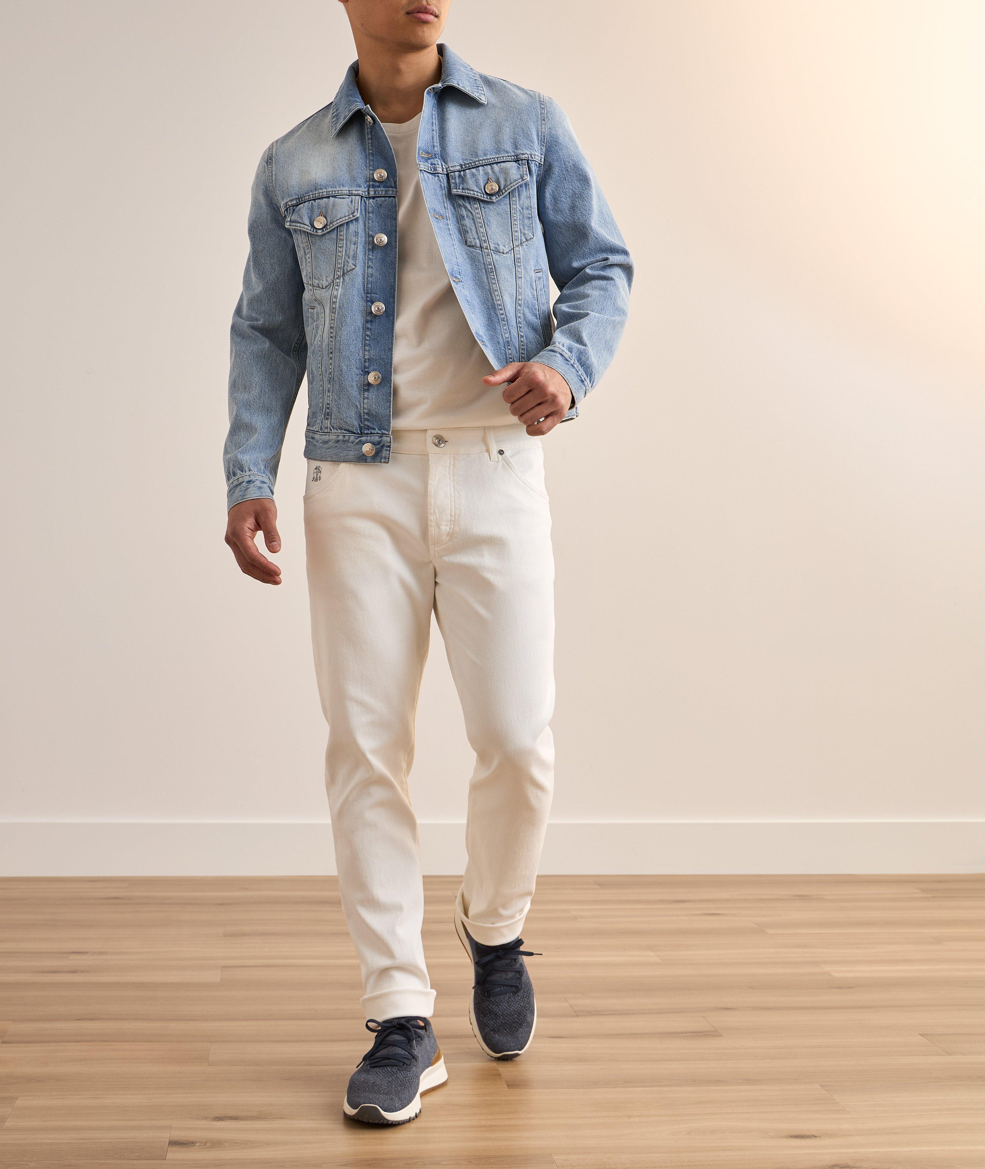Blouson camionneur en denim image 6