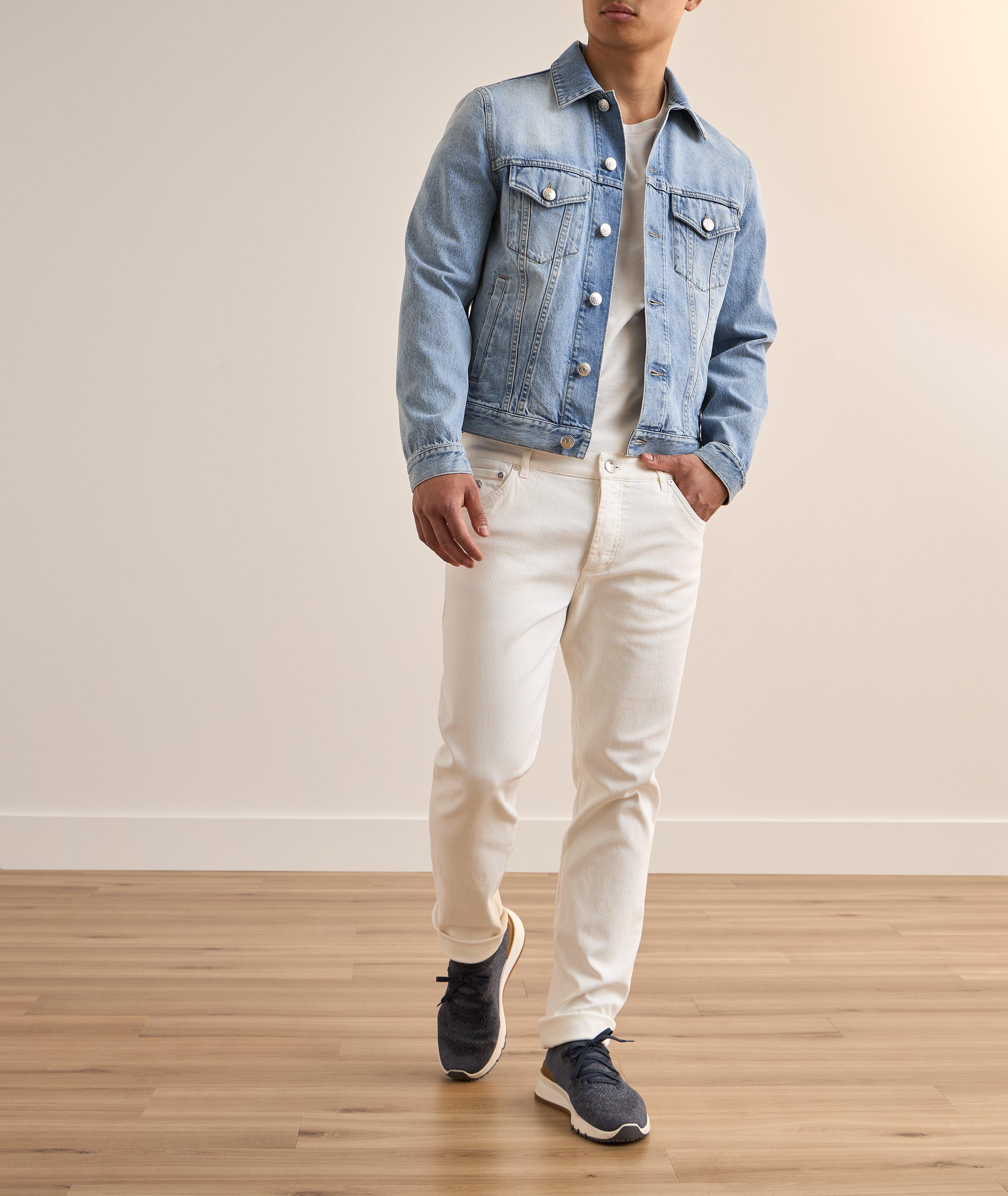 Blouson camionneur en denim image 5