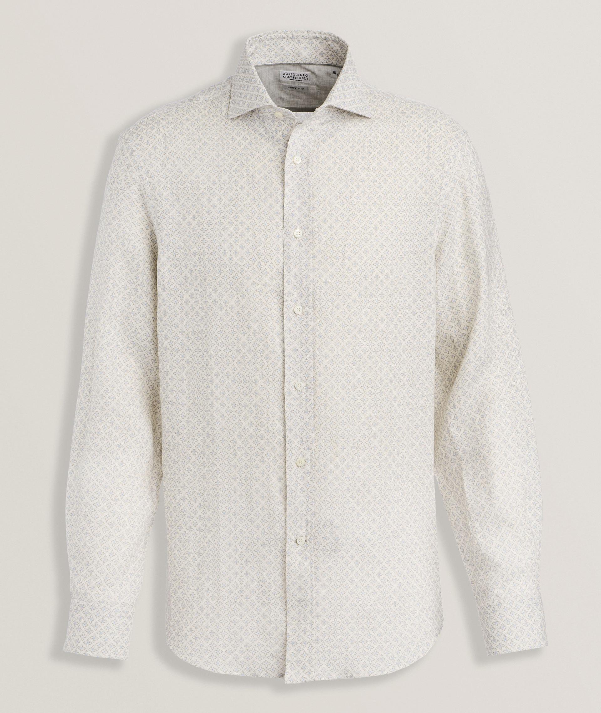Chemise en lin à motif image 0