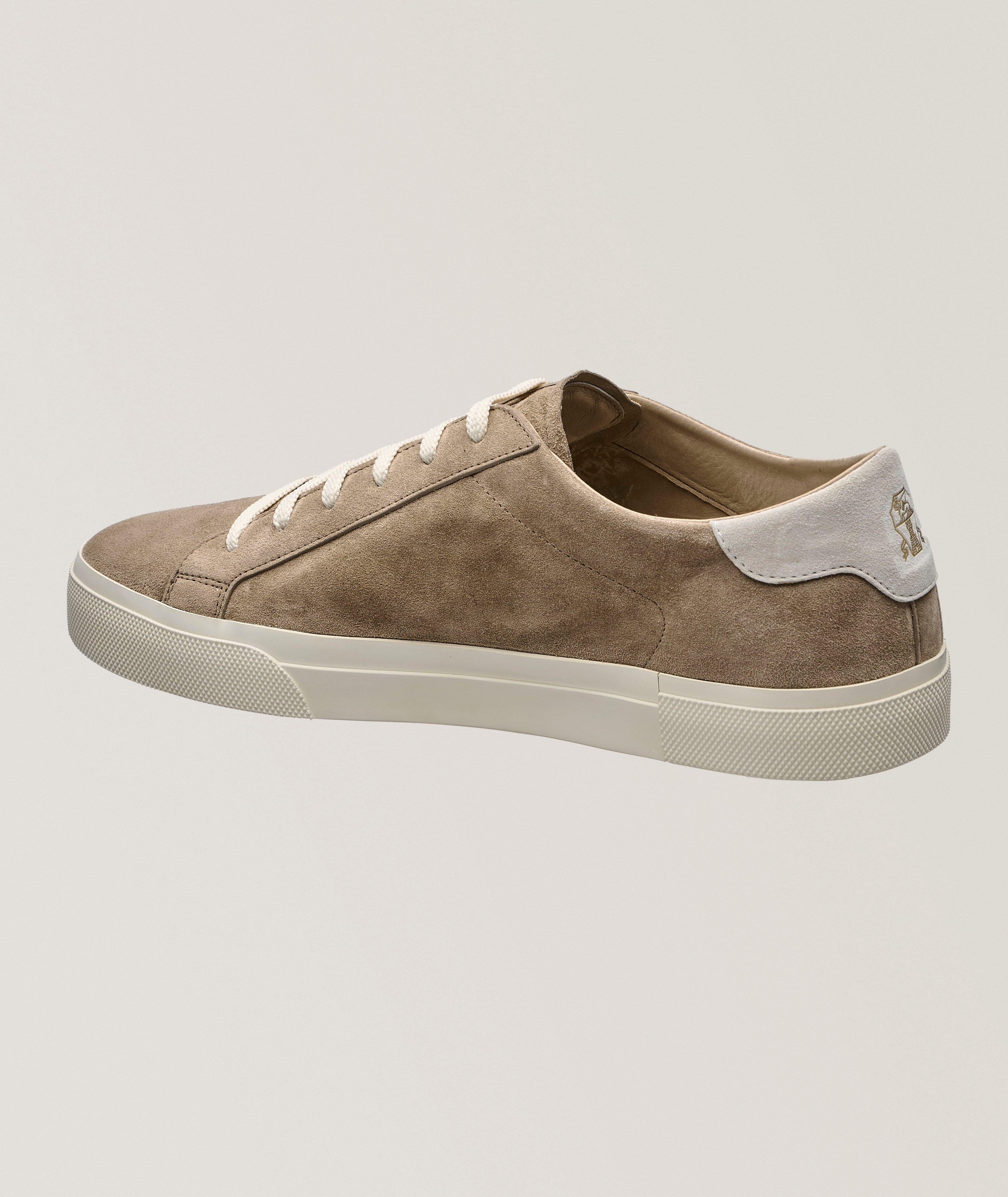 Suede Back-Tab Sneakers image 1