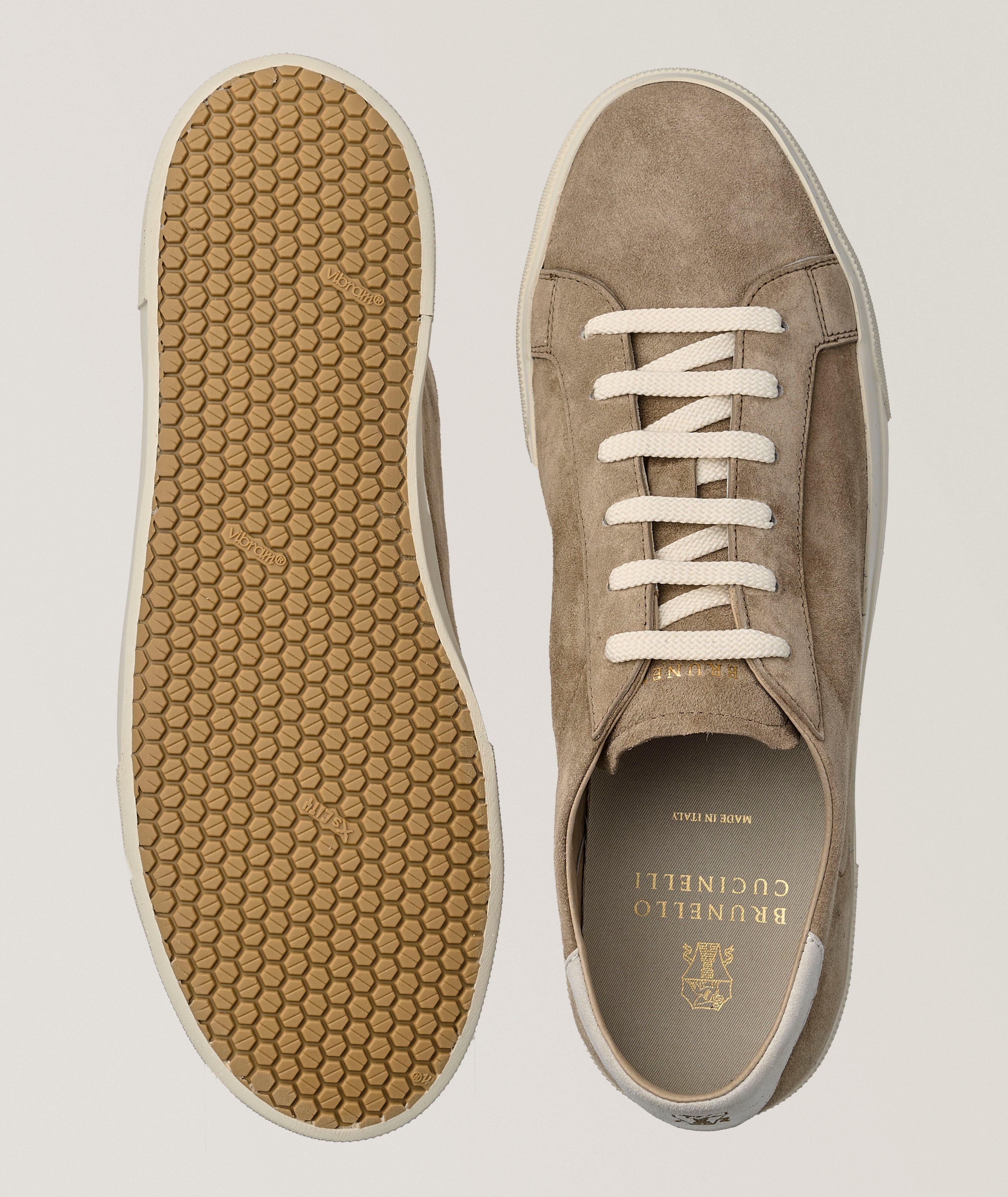 Suede Back-Tab Sneakers image 2
