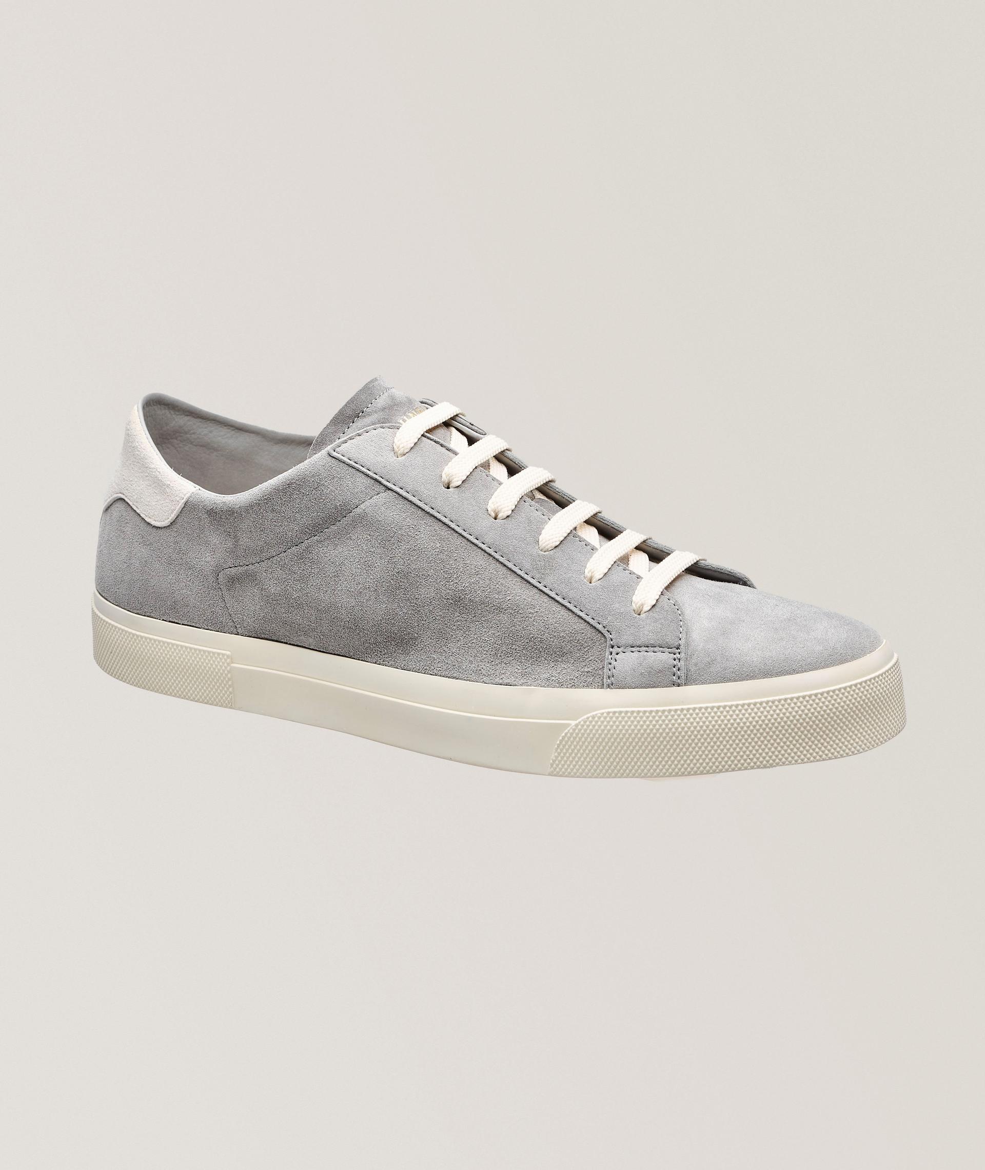 Suede Back-Tab Sneakers image 0