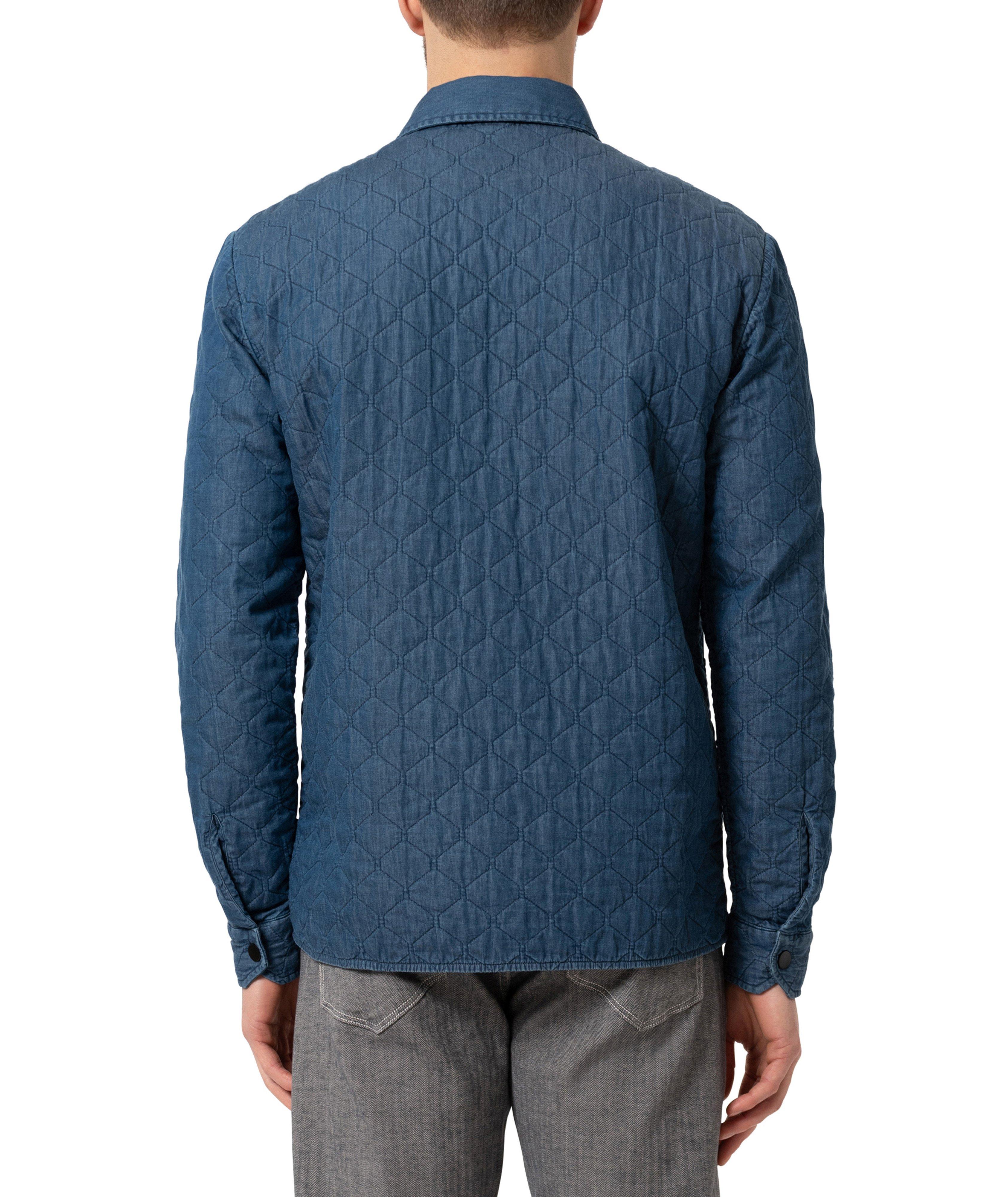 Quilted Denim Overshirt  image 1