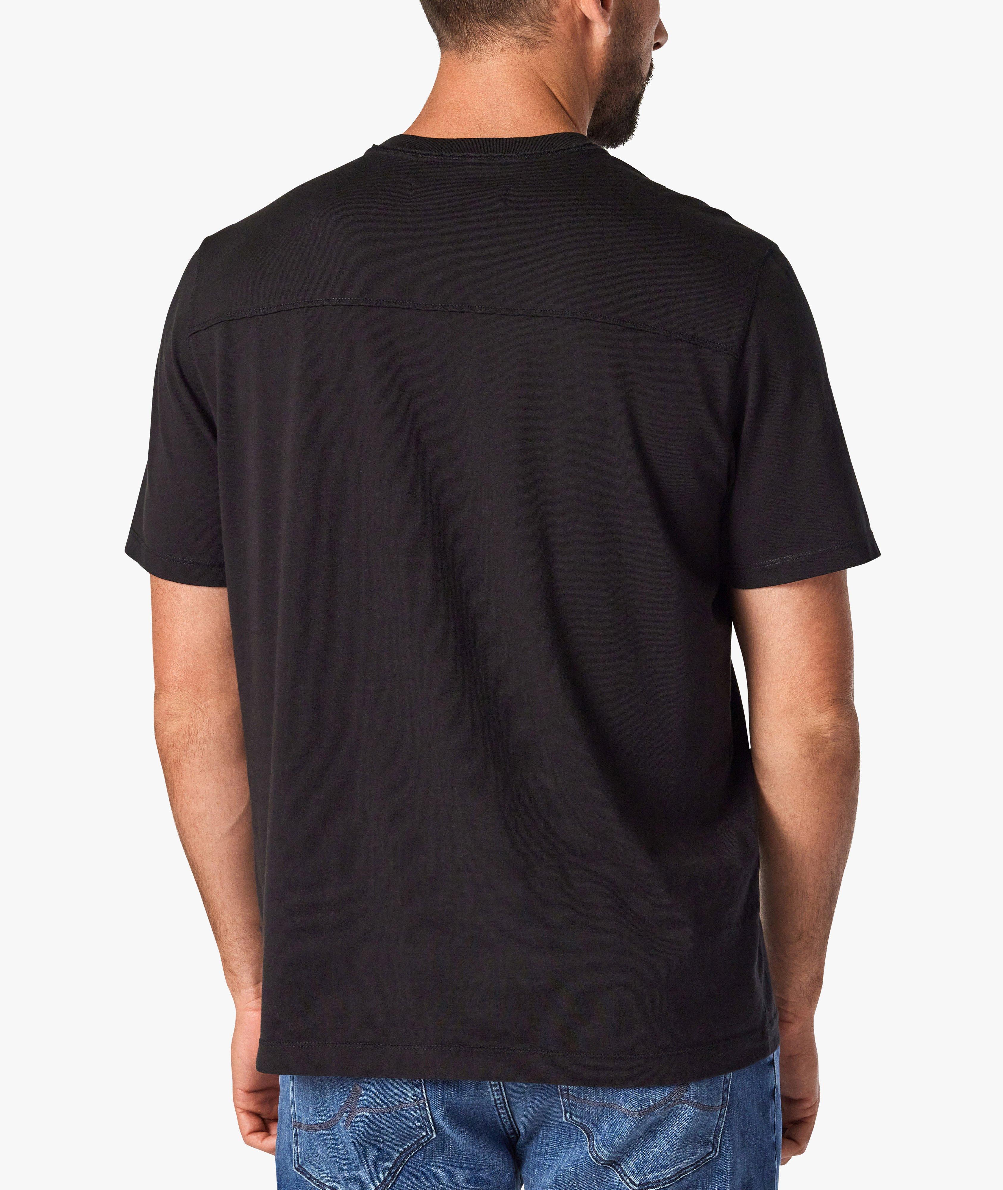 Deconstructed Cotton V-Neck T-Shirt image 2