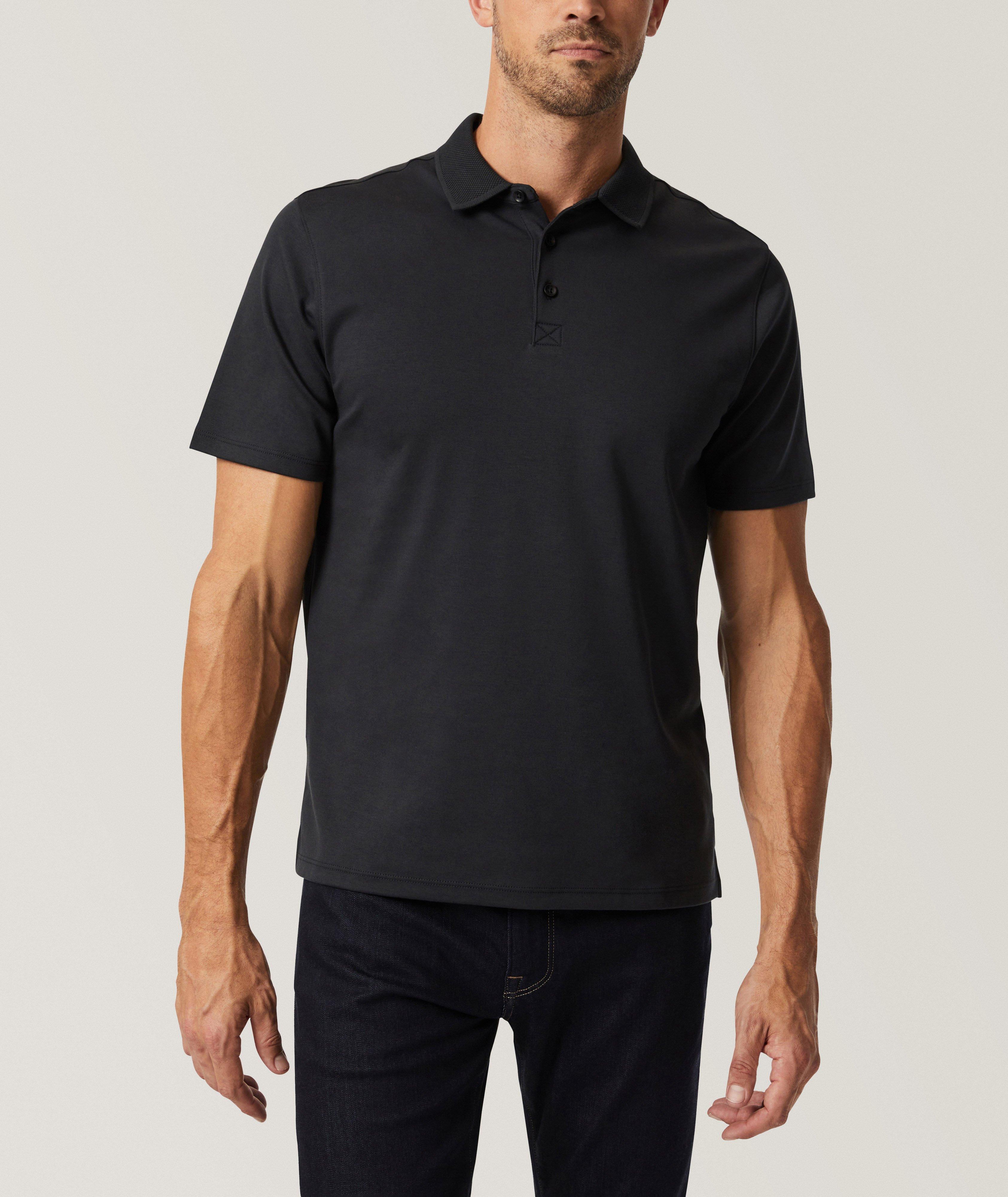 Deconstructed Cotton V-Neck T-Shirt image 0