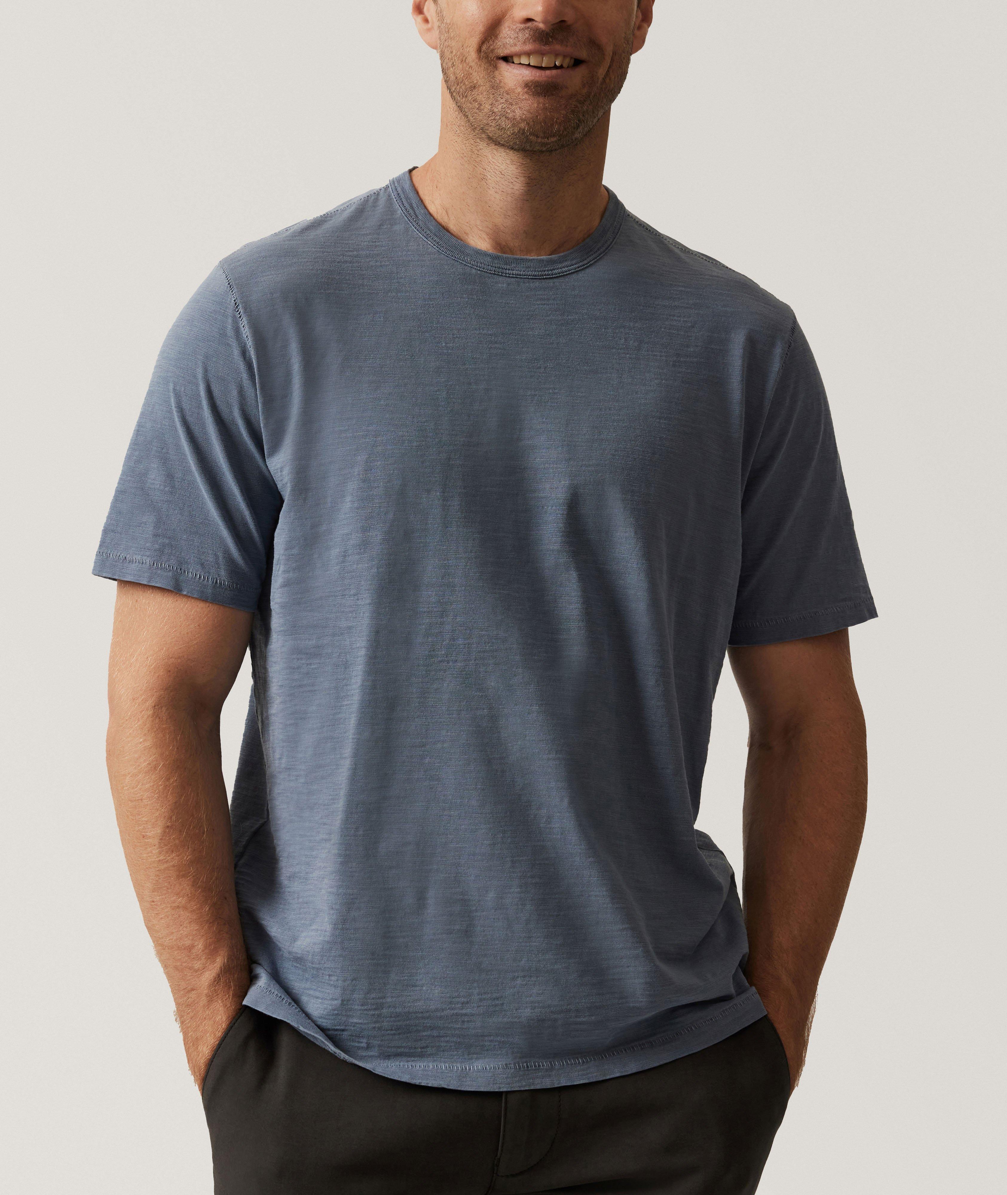 Slub Cotton Crewneck T-Shirt  image 0