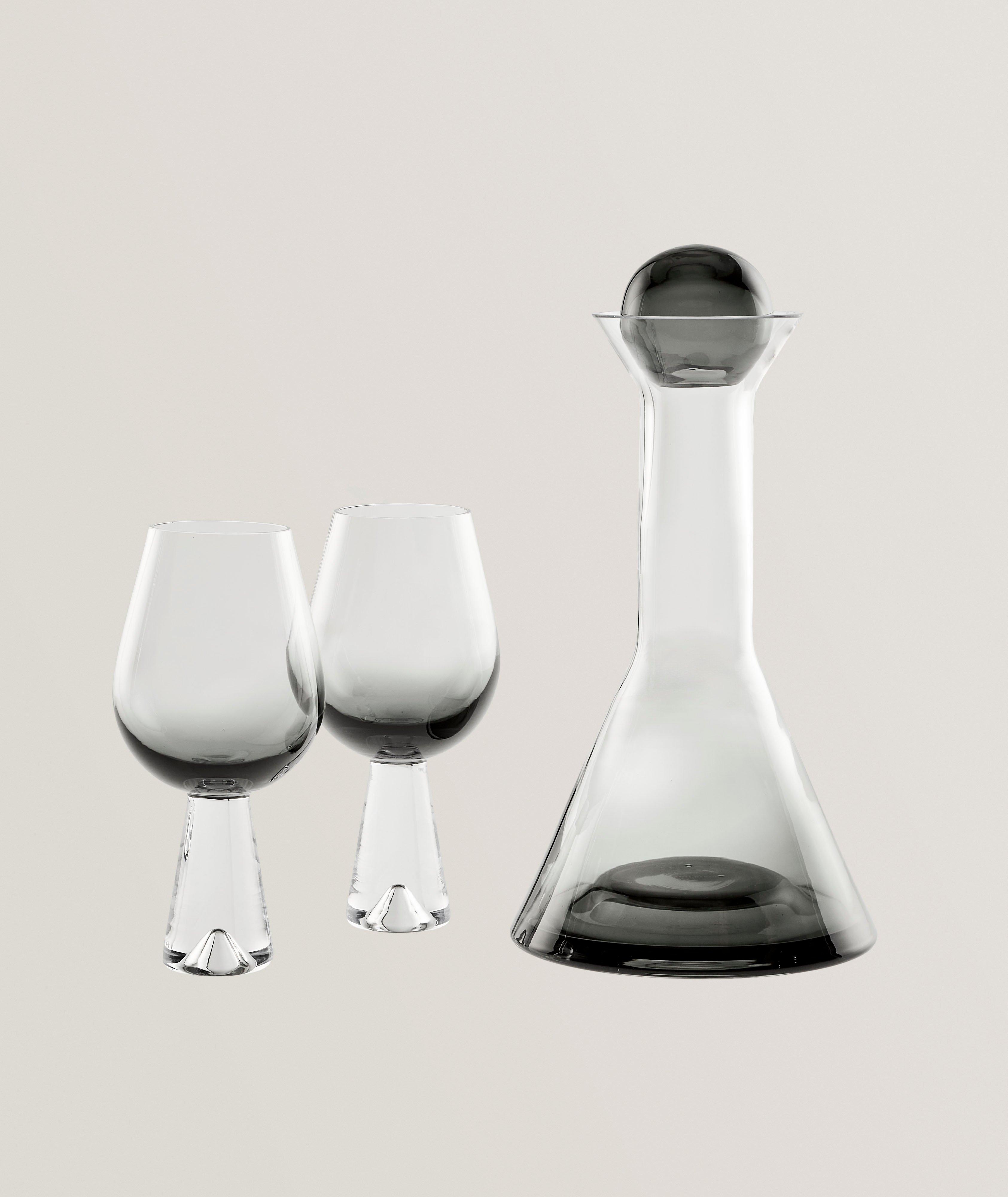 Ensemble, verres à vin et décanteur image 0