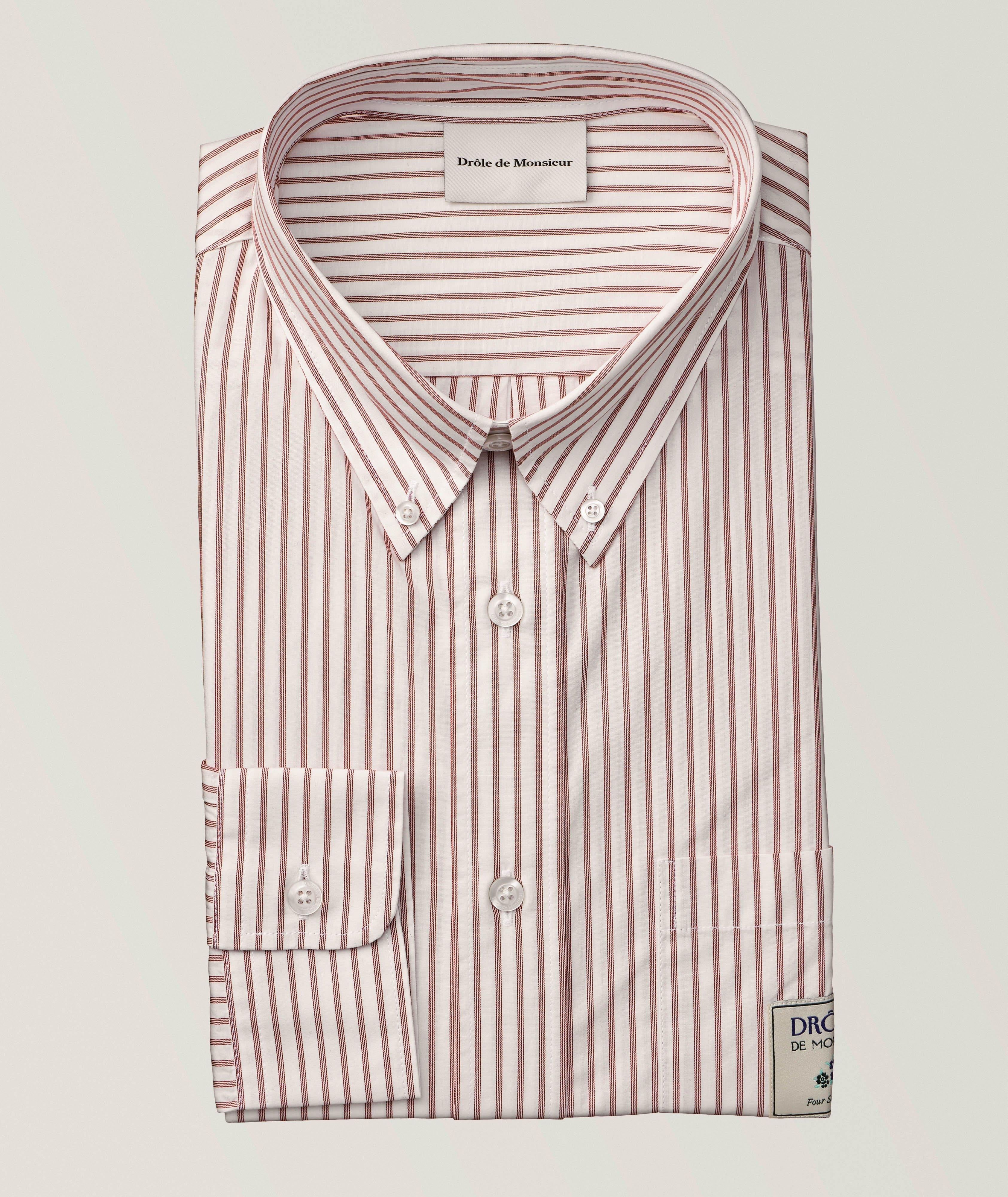 Chemise en coton à rayures image 0