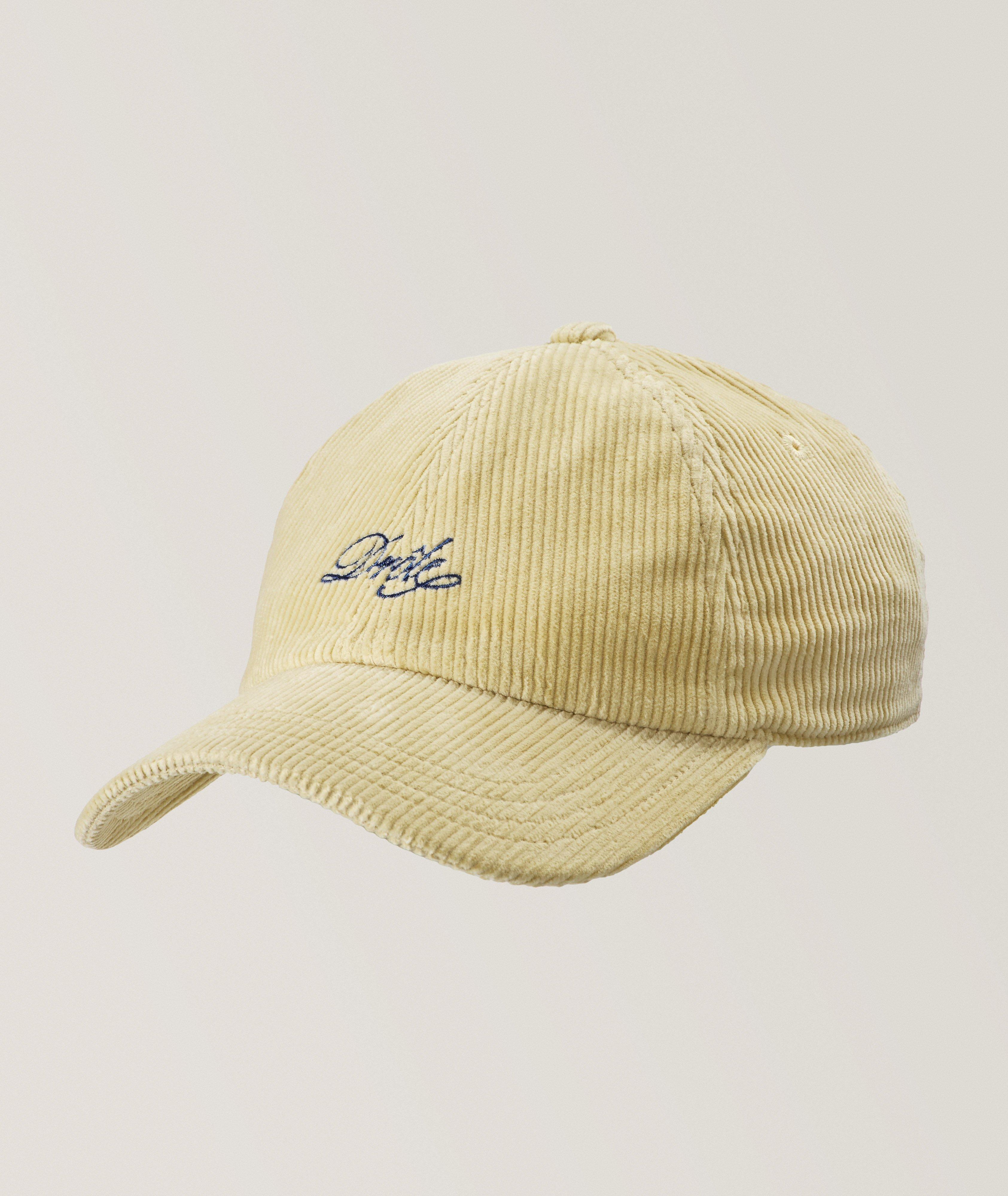 Corduroy Embroidered Logo Baseball Cap image 0