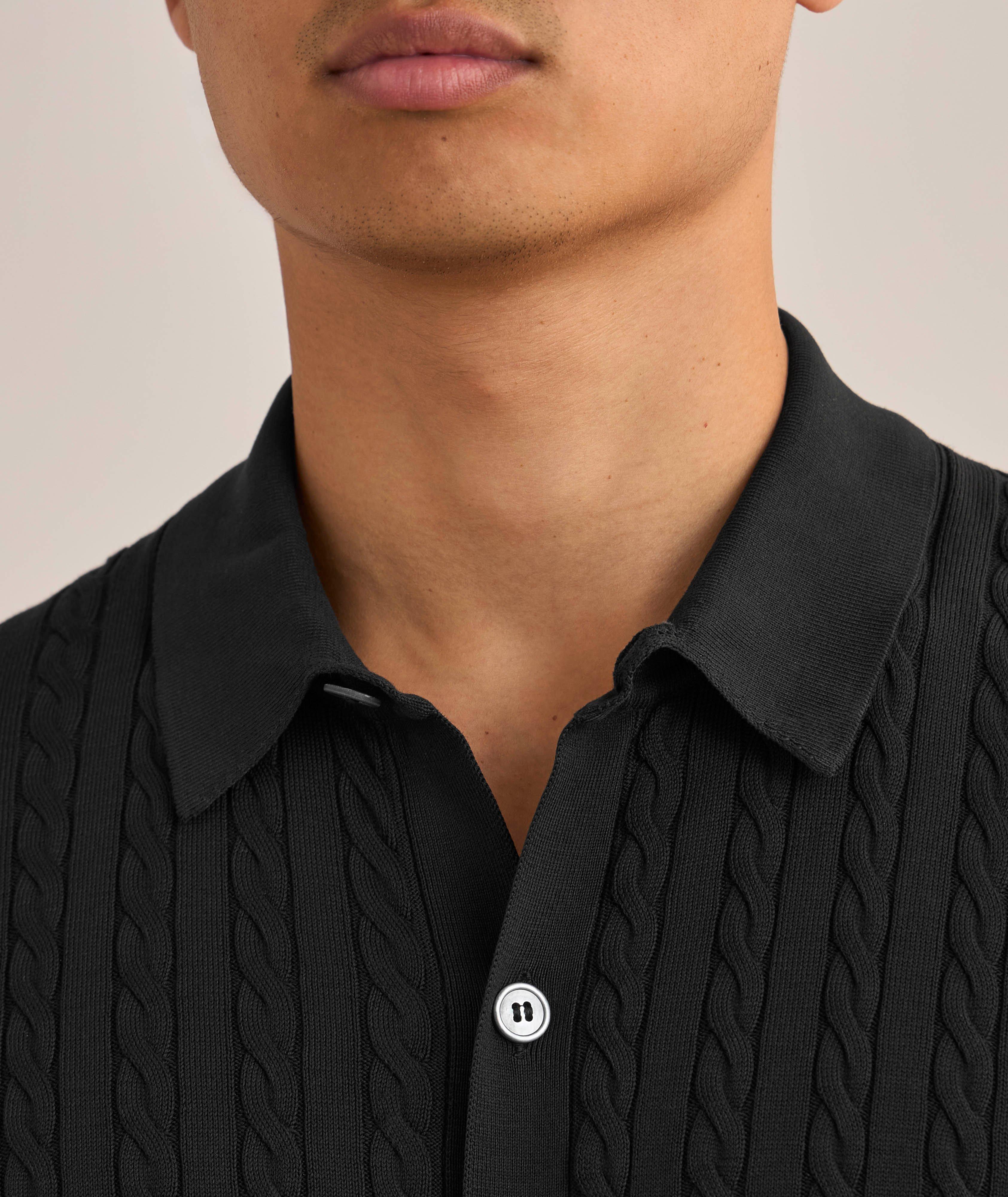 Chemise en tricot torsadé de coton image 3