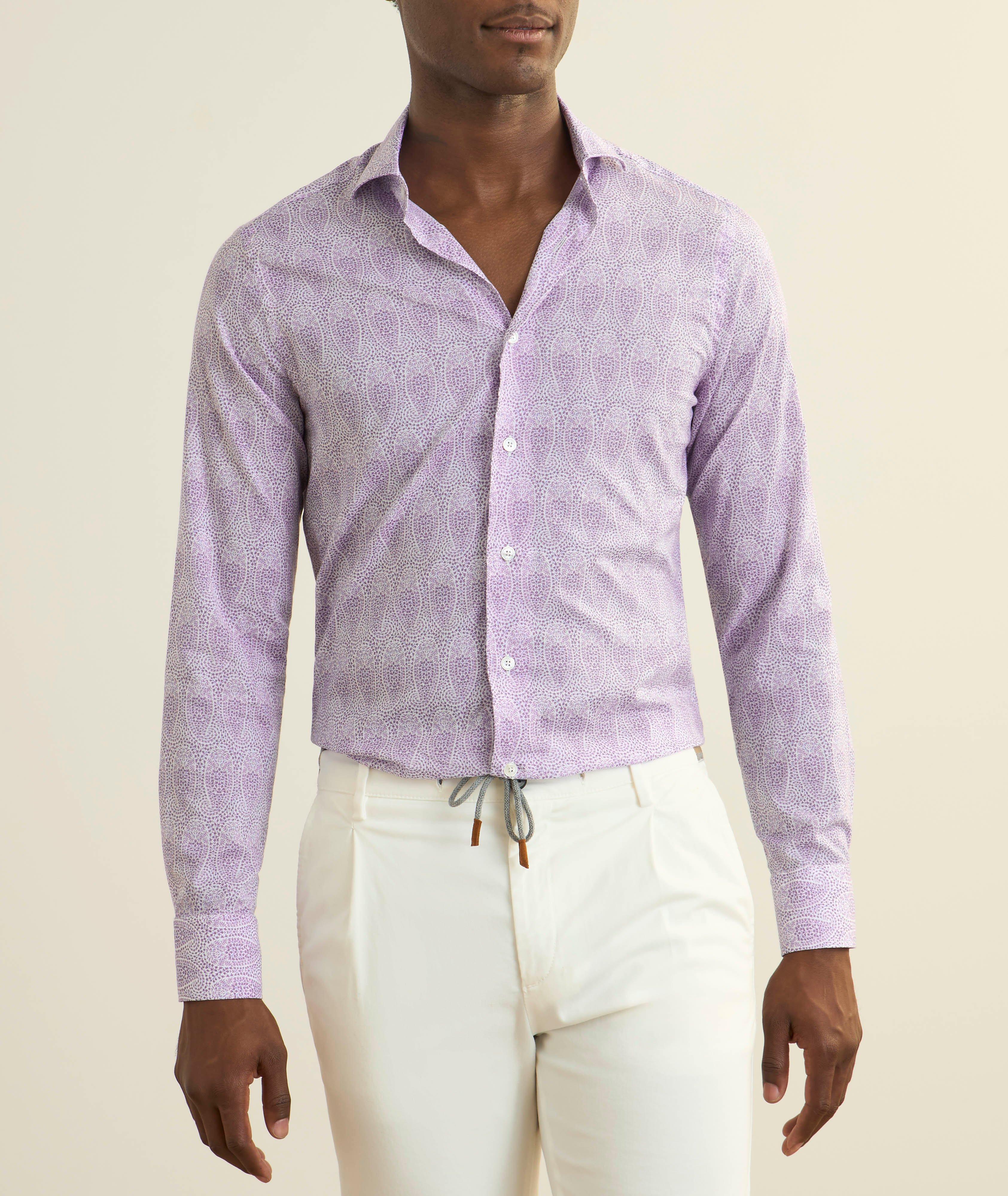 Chemise Sean en voile de coton à motif floral image 1