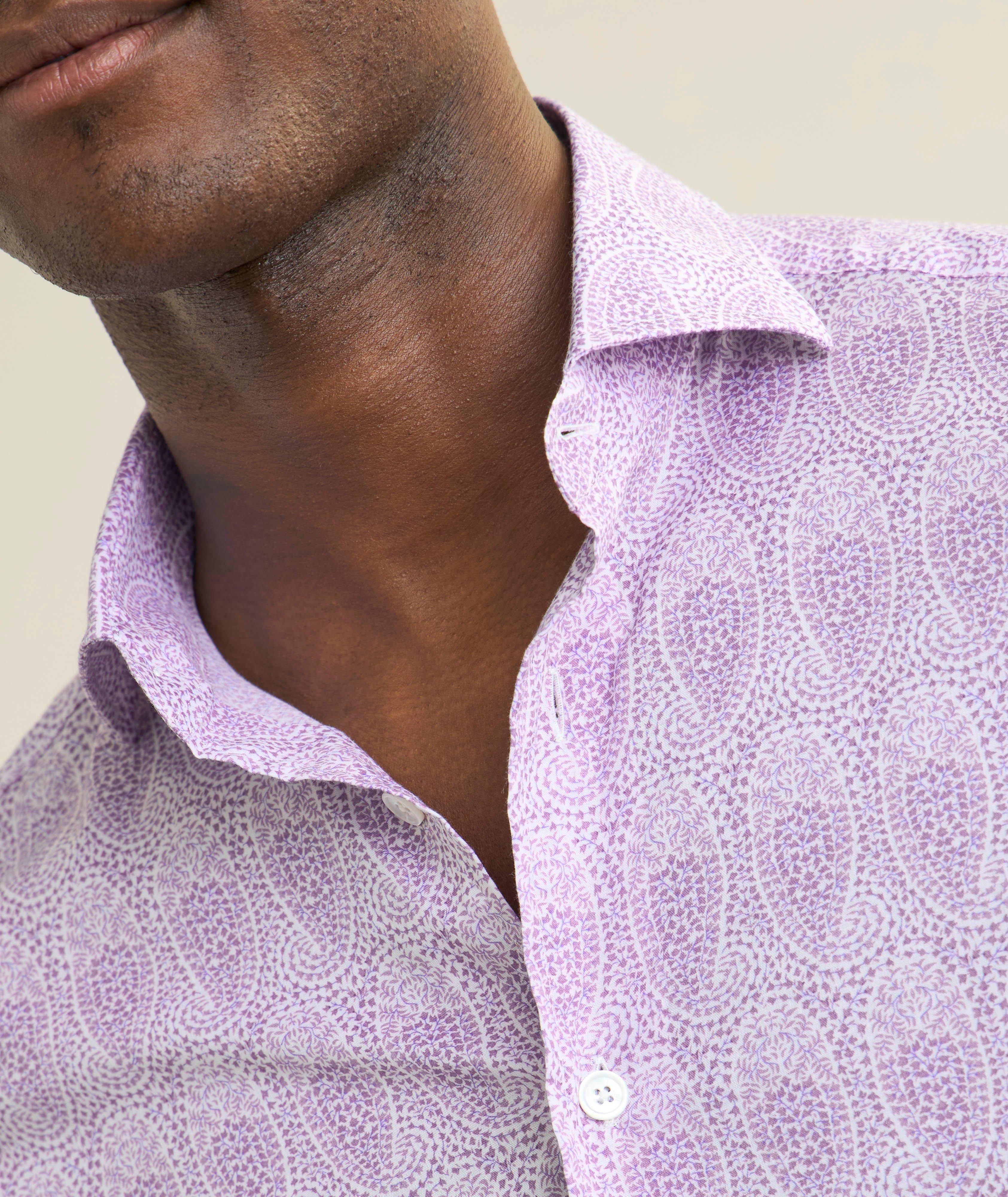 Chemise Sean en voile de coton à motif floral image 3