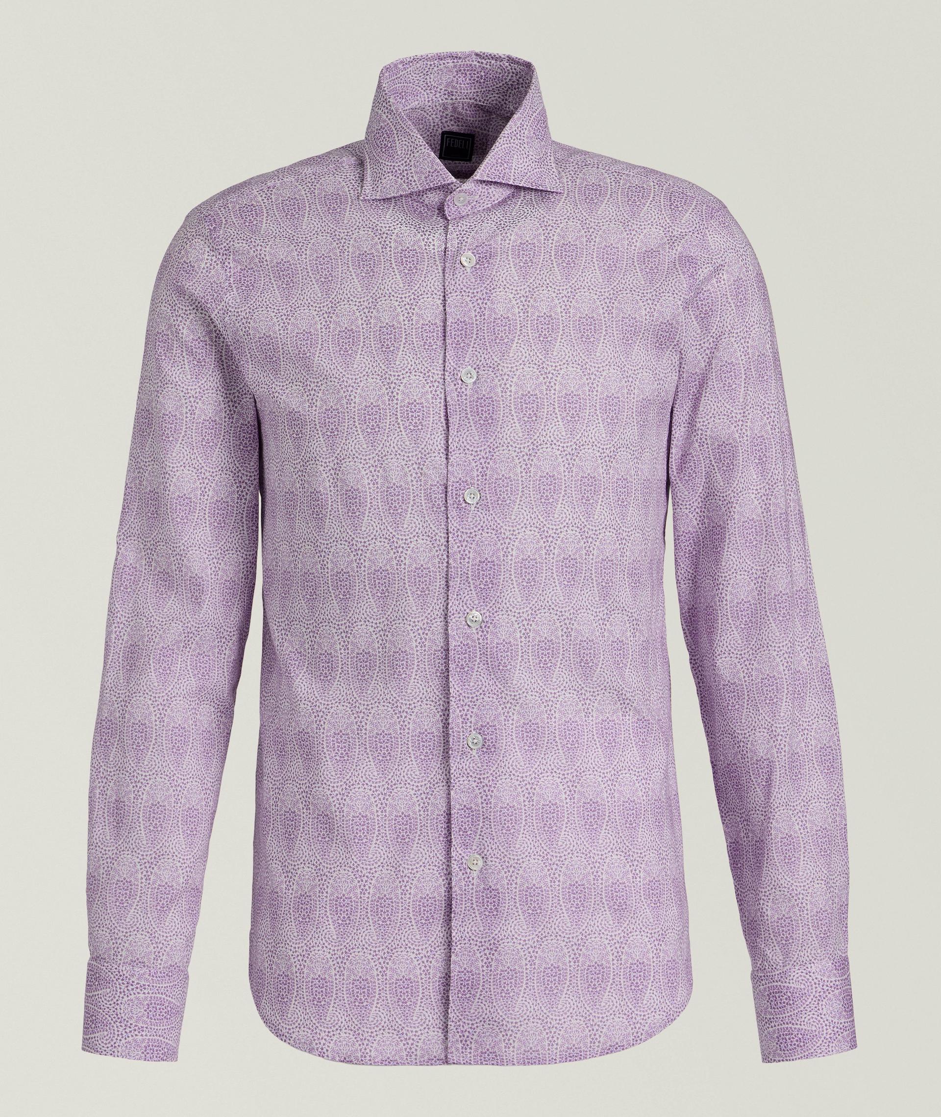 Chemise Sean en voile de coton à motif floral image 0