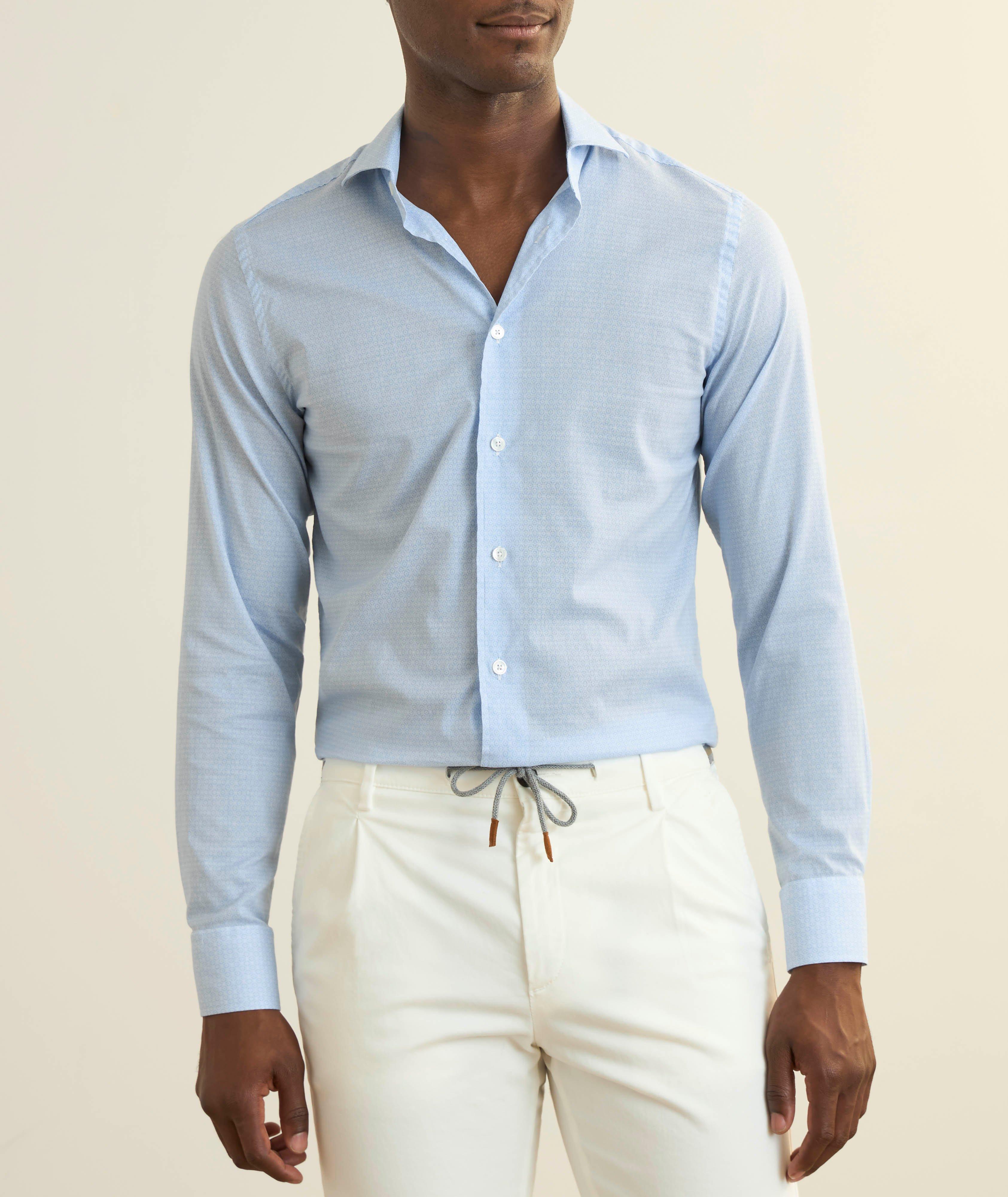 Chemise Sean en voile de coton à petit motif image 1