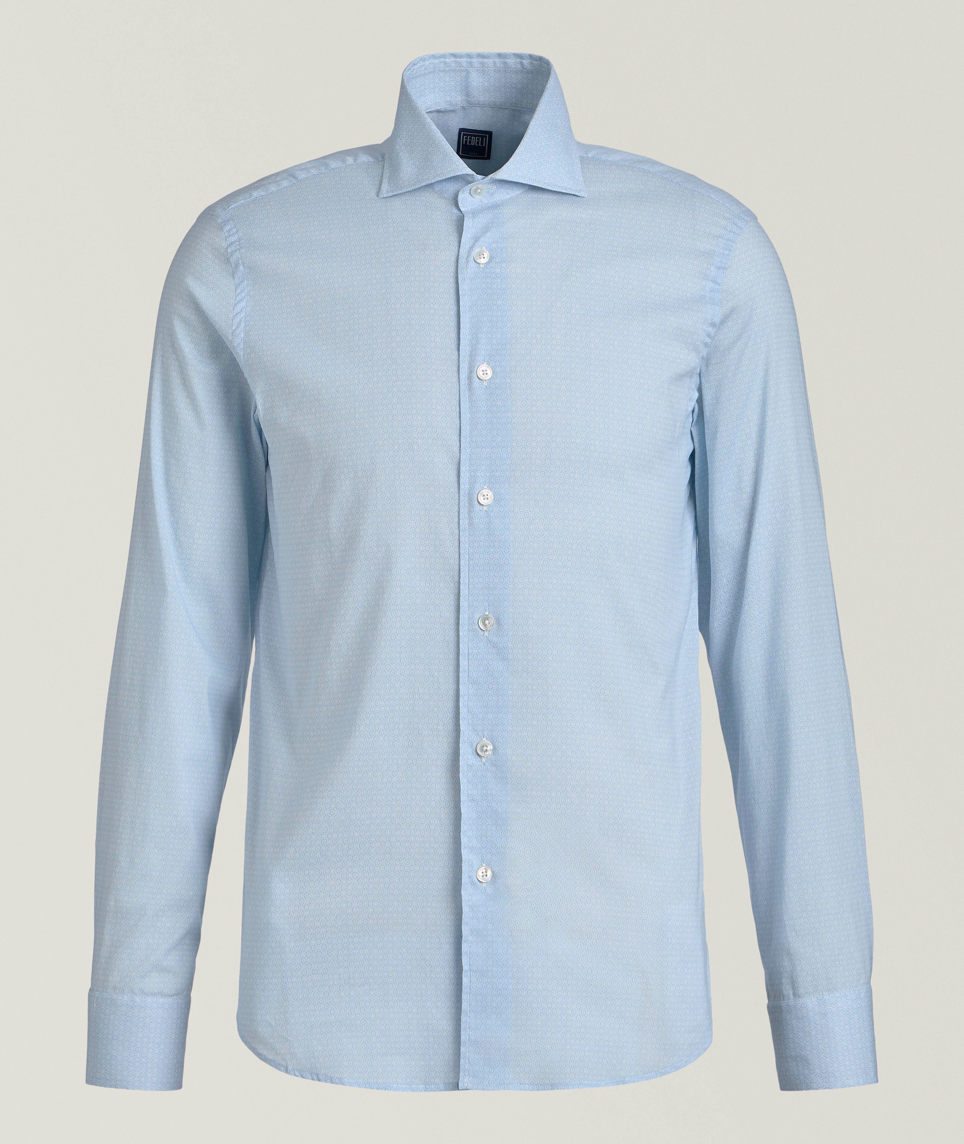 Chemise Sean en voile de coton à petit motif image 0