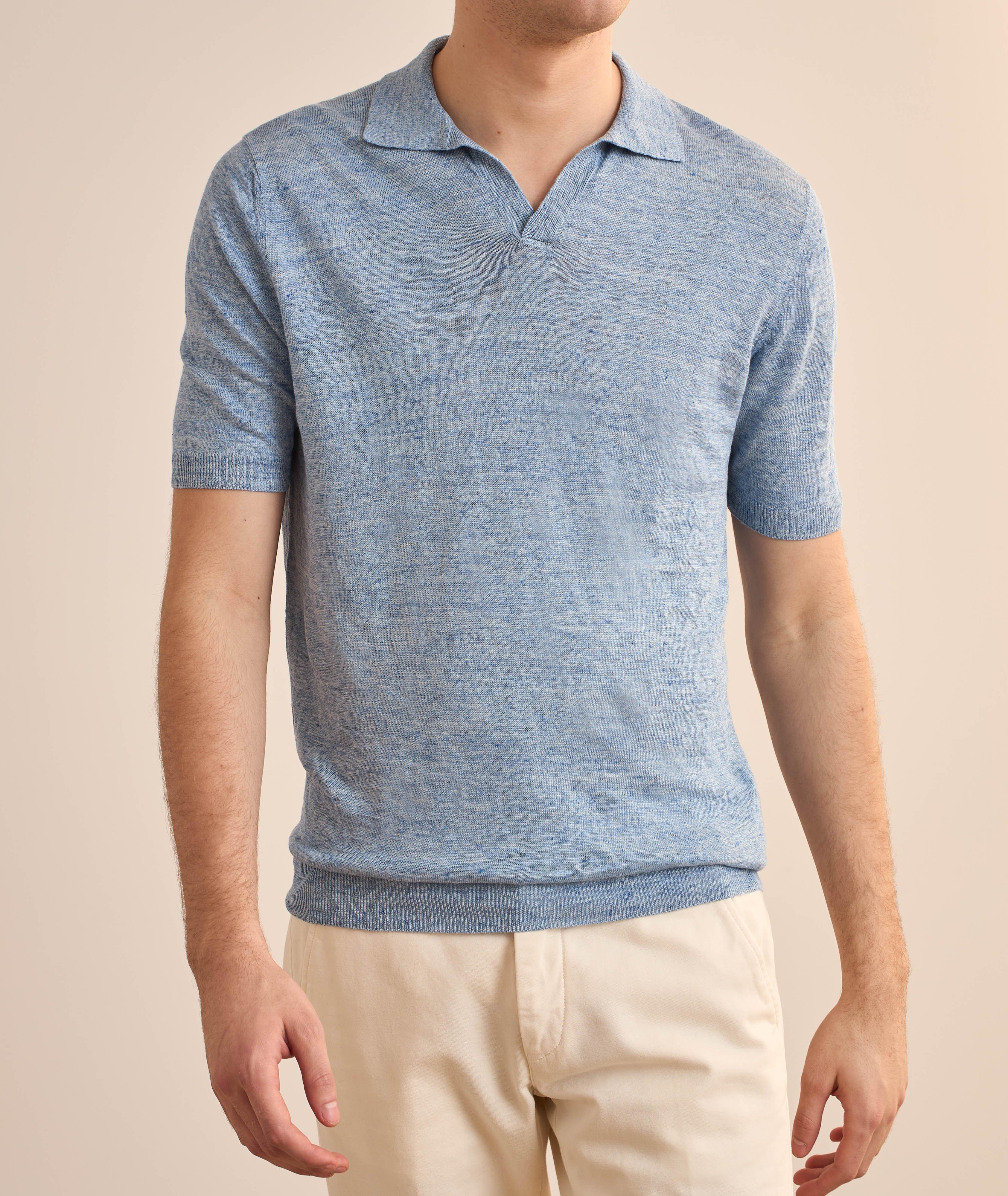 Polo en tricot de lin image 1