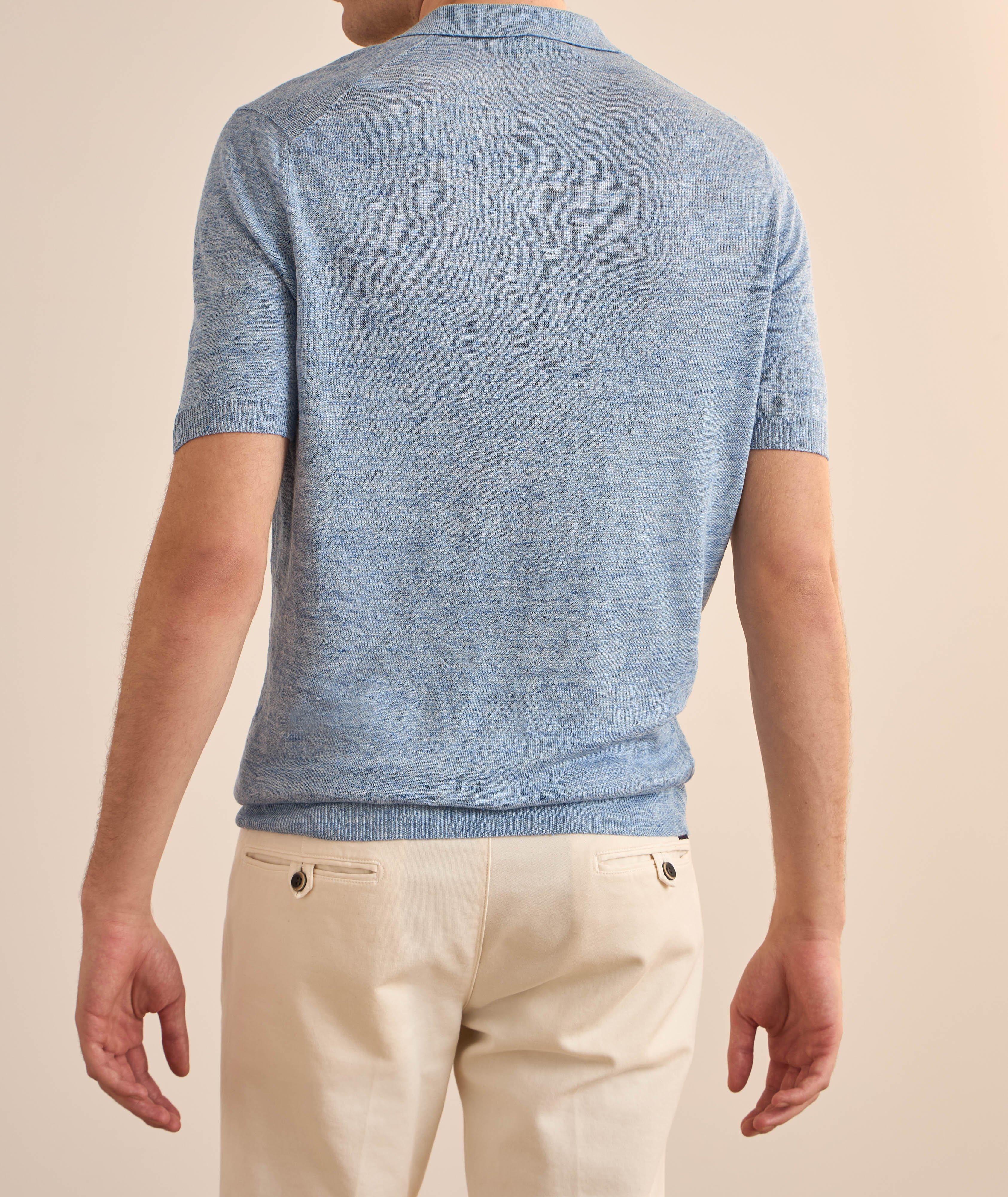 Polo en tricot de lin image 2