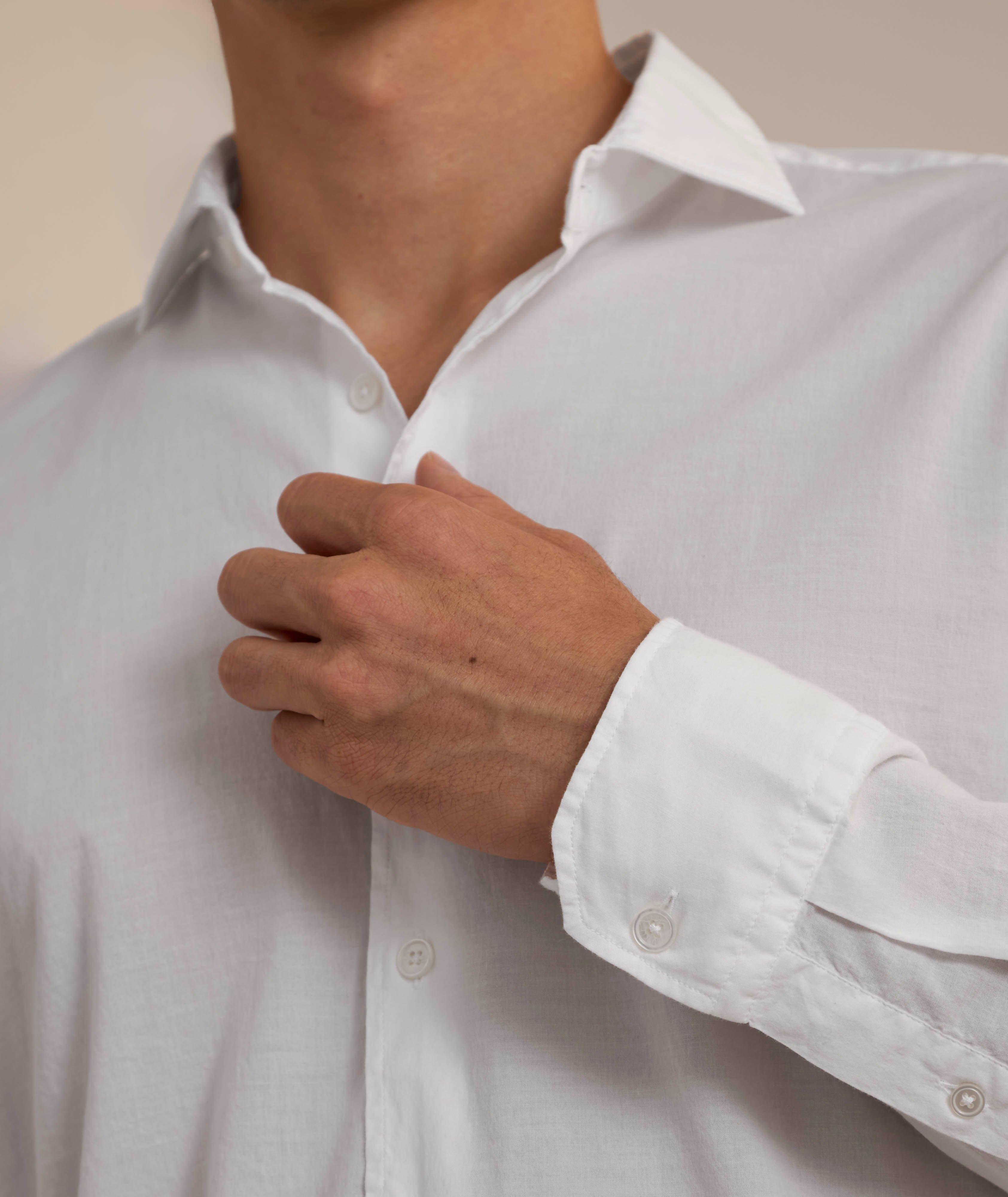 Chemise en coton extensible image 3