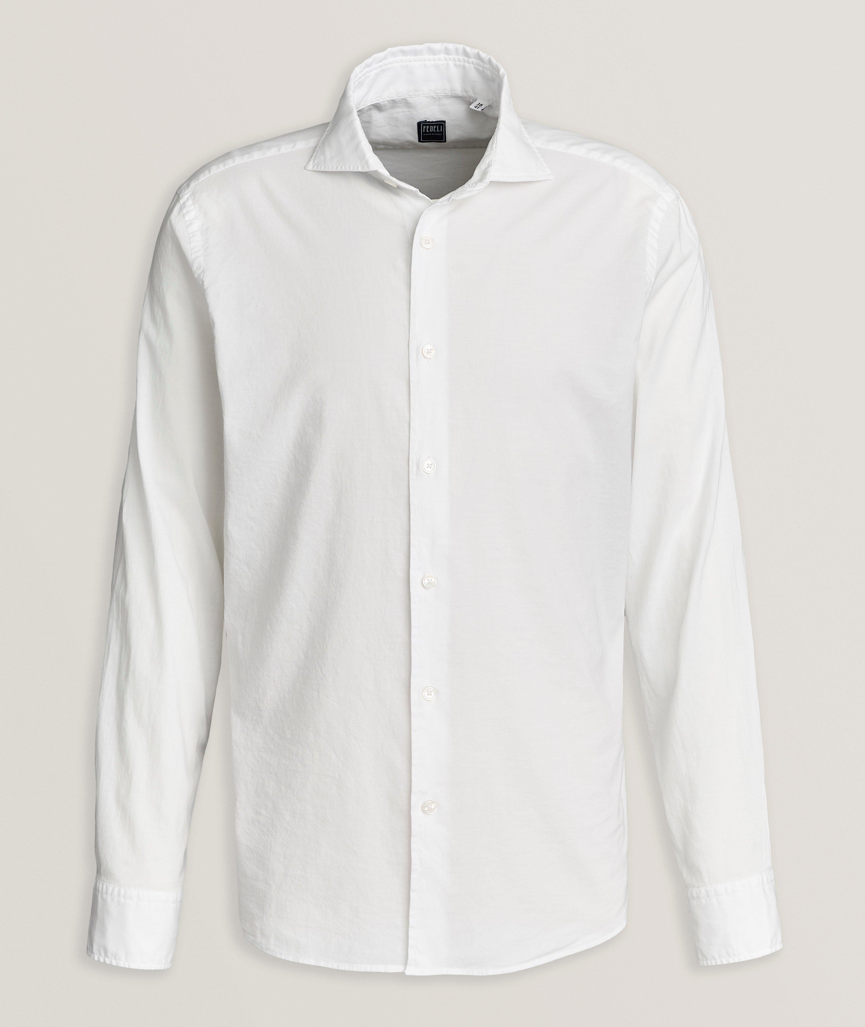Chemise en coton extensible image 0