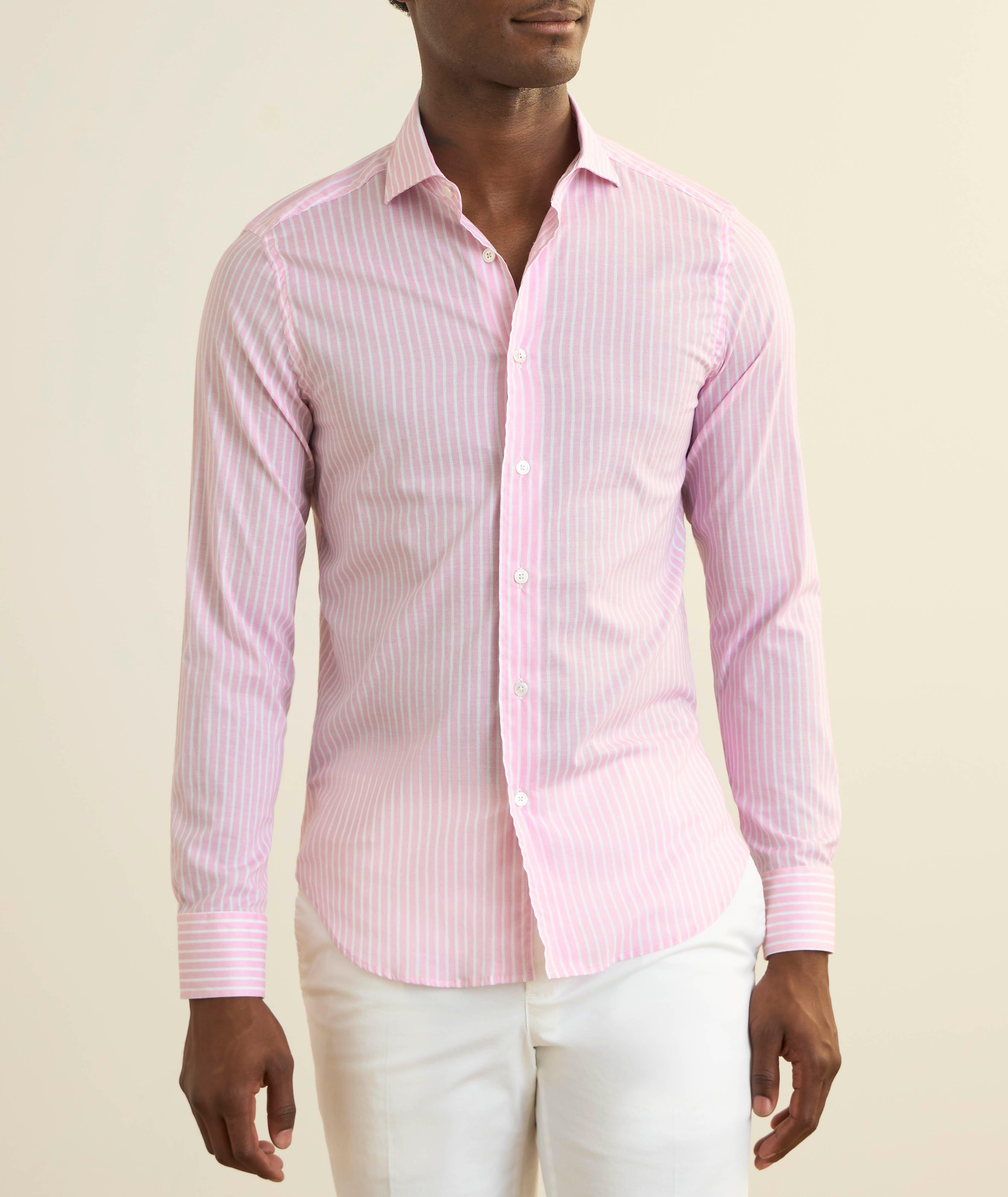 Chemise Sean en voile de coton à rayures image 1