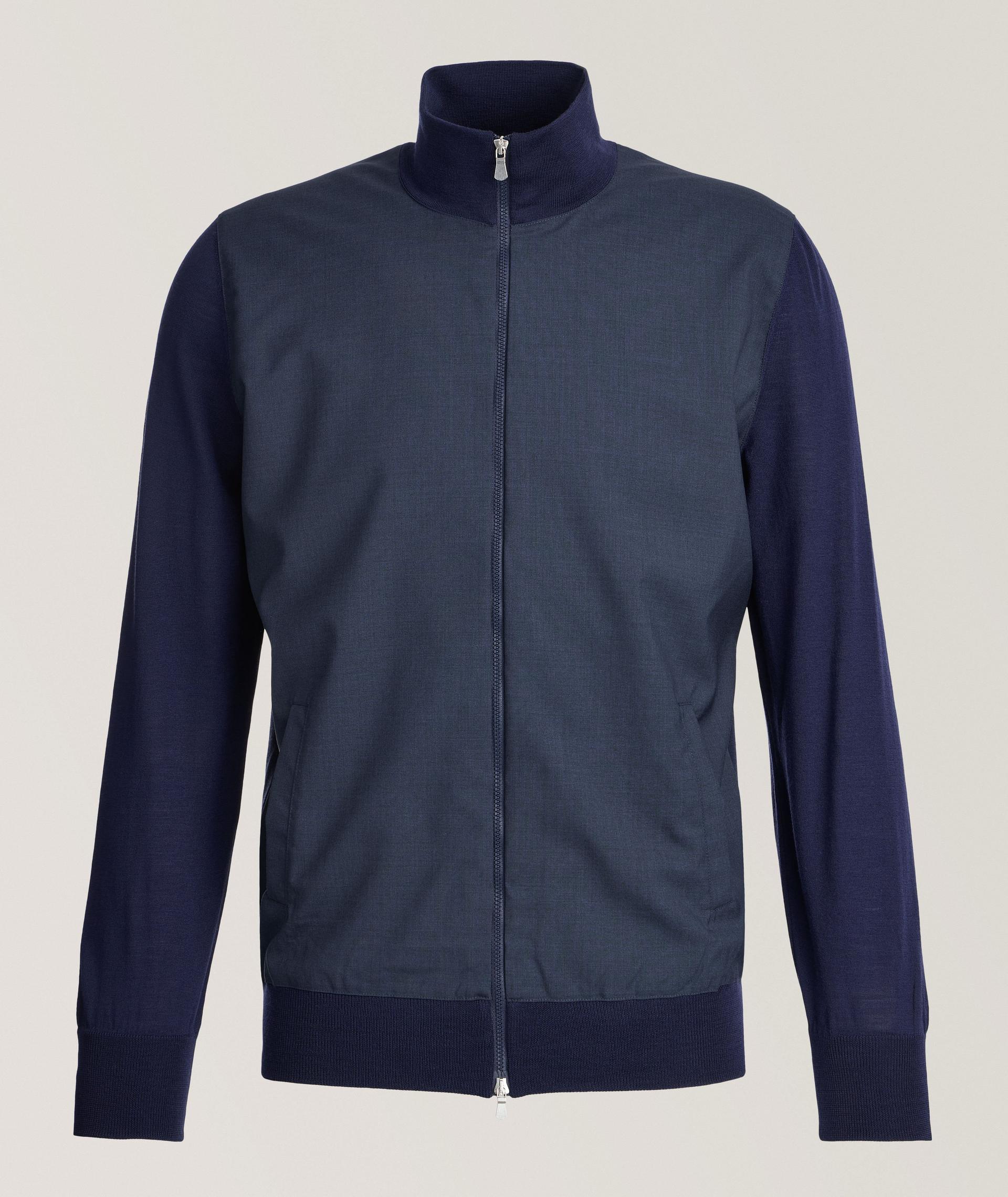 Pull en laine à glissière image 0