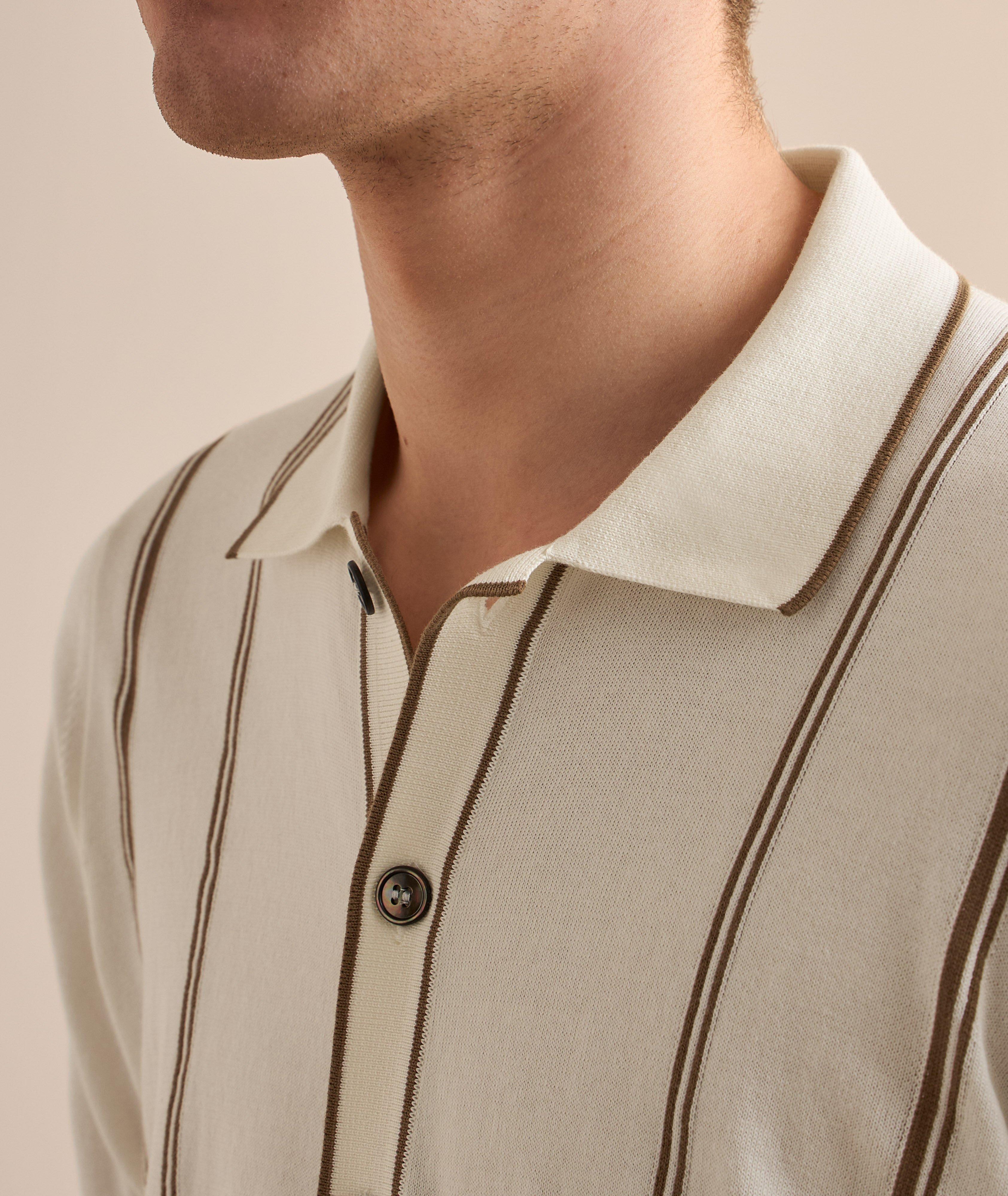 Striped Cotton Knit Shirt image 3