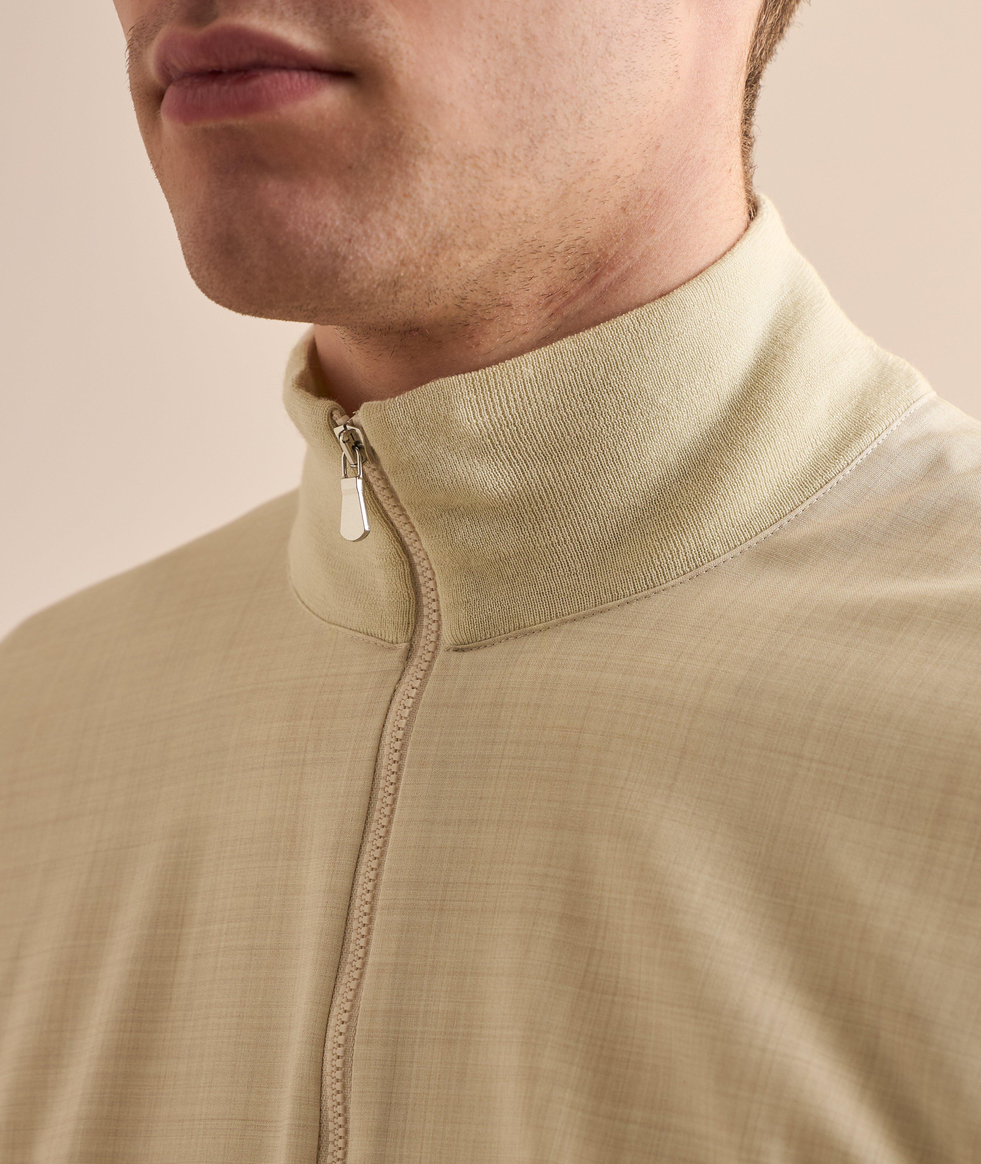 Hybrid Wool Zip-Up Cardigan  image 3