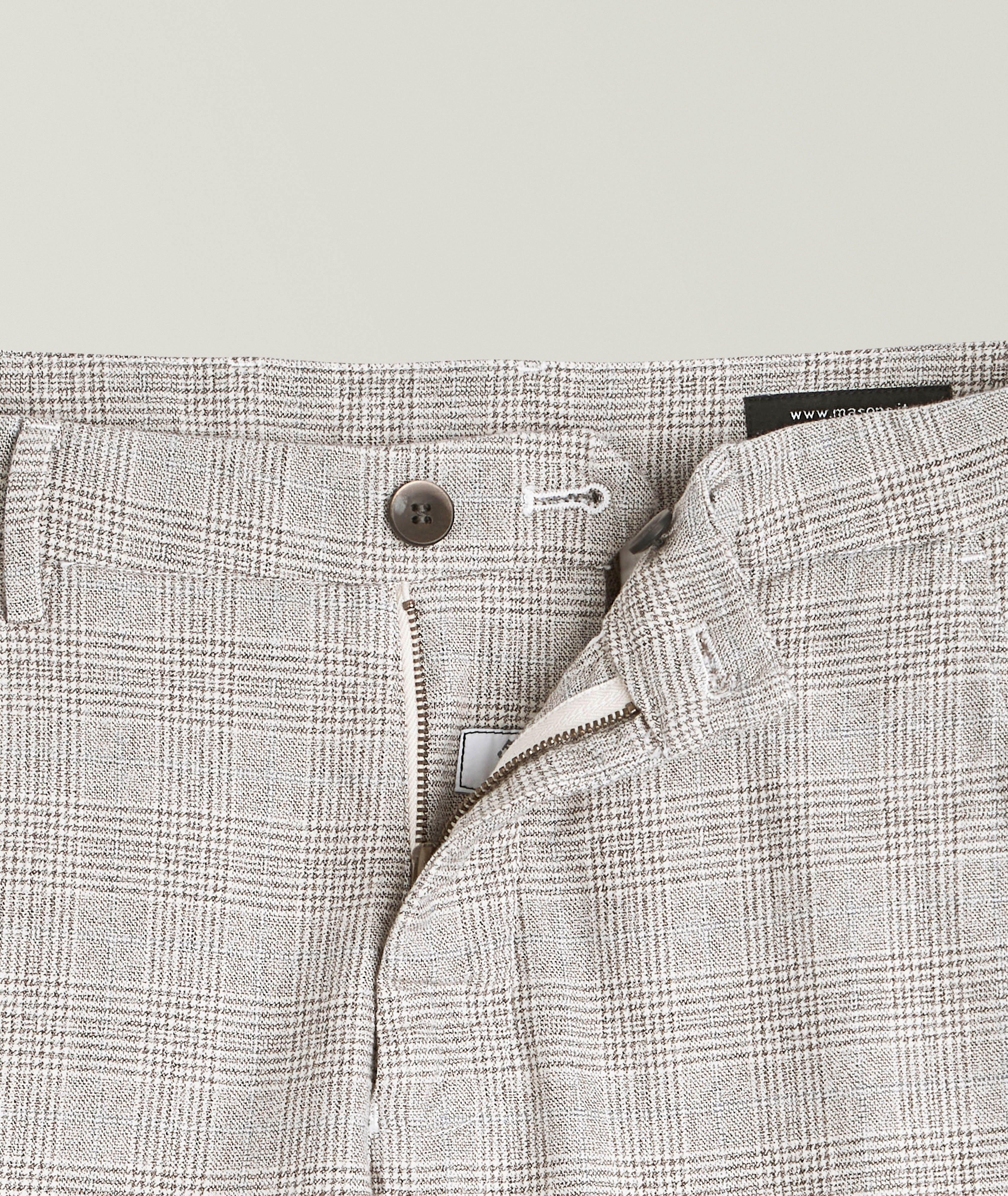 Slim-Fit Torino Windowpane Pants image 1