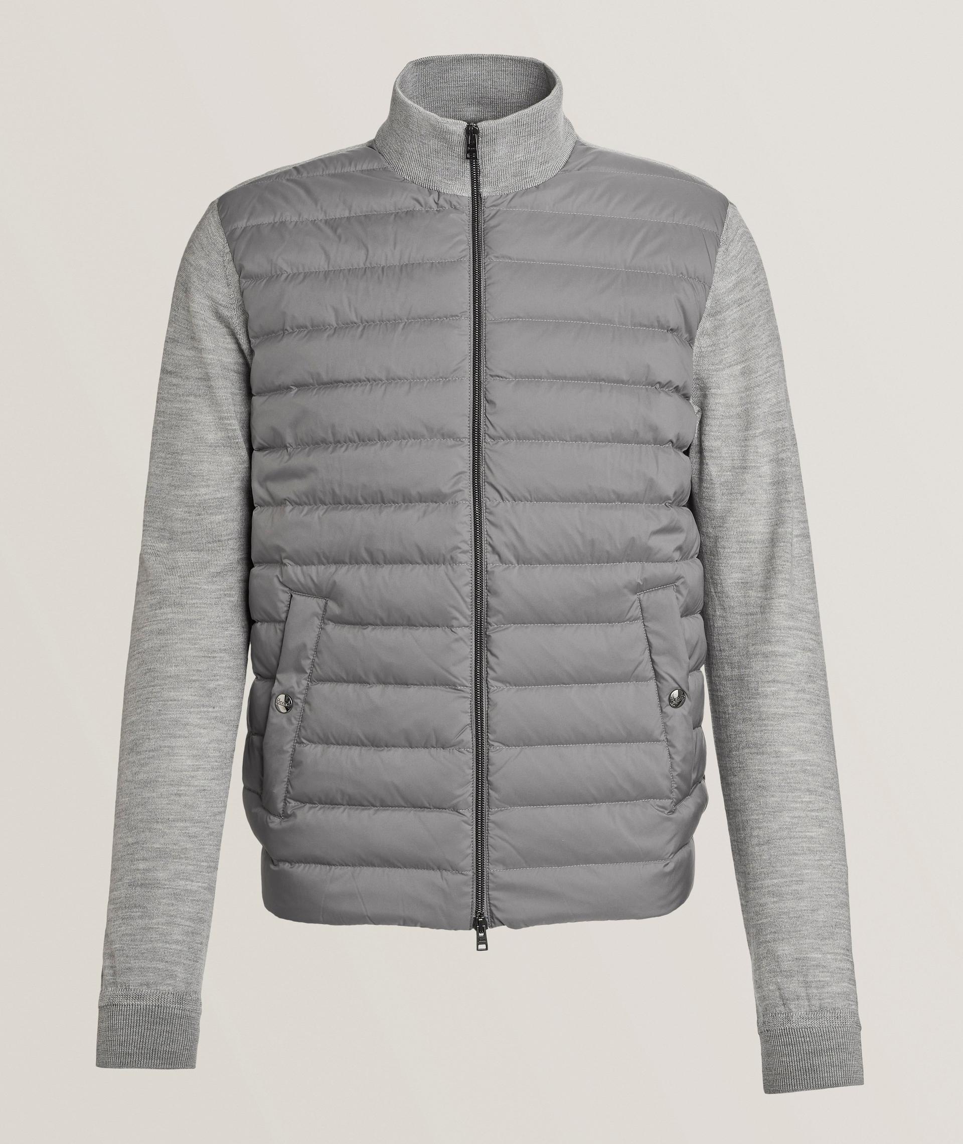 Blouson-pull en laine et en soie image 0