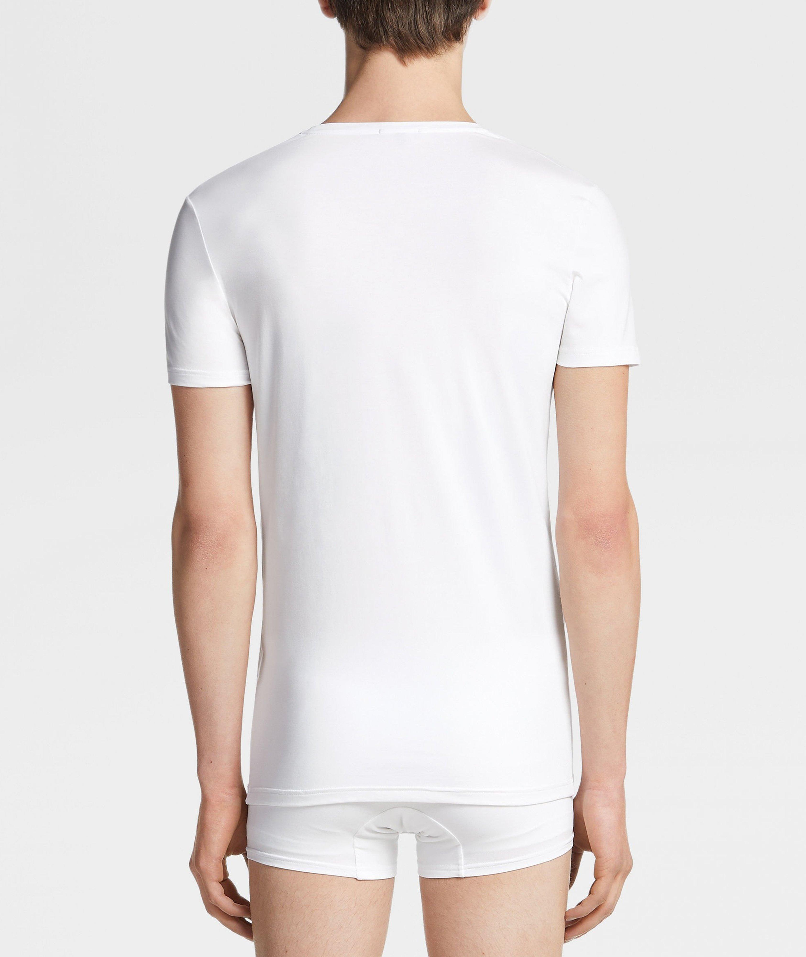 T-shirt en coton extensible image 4