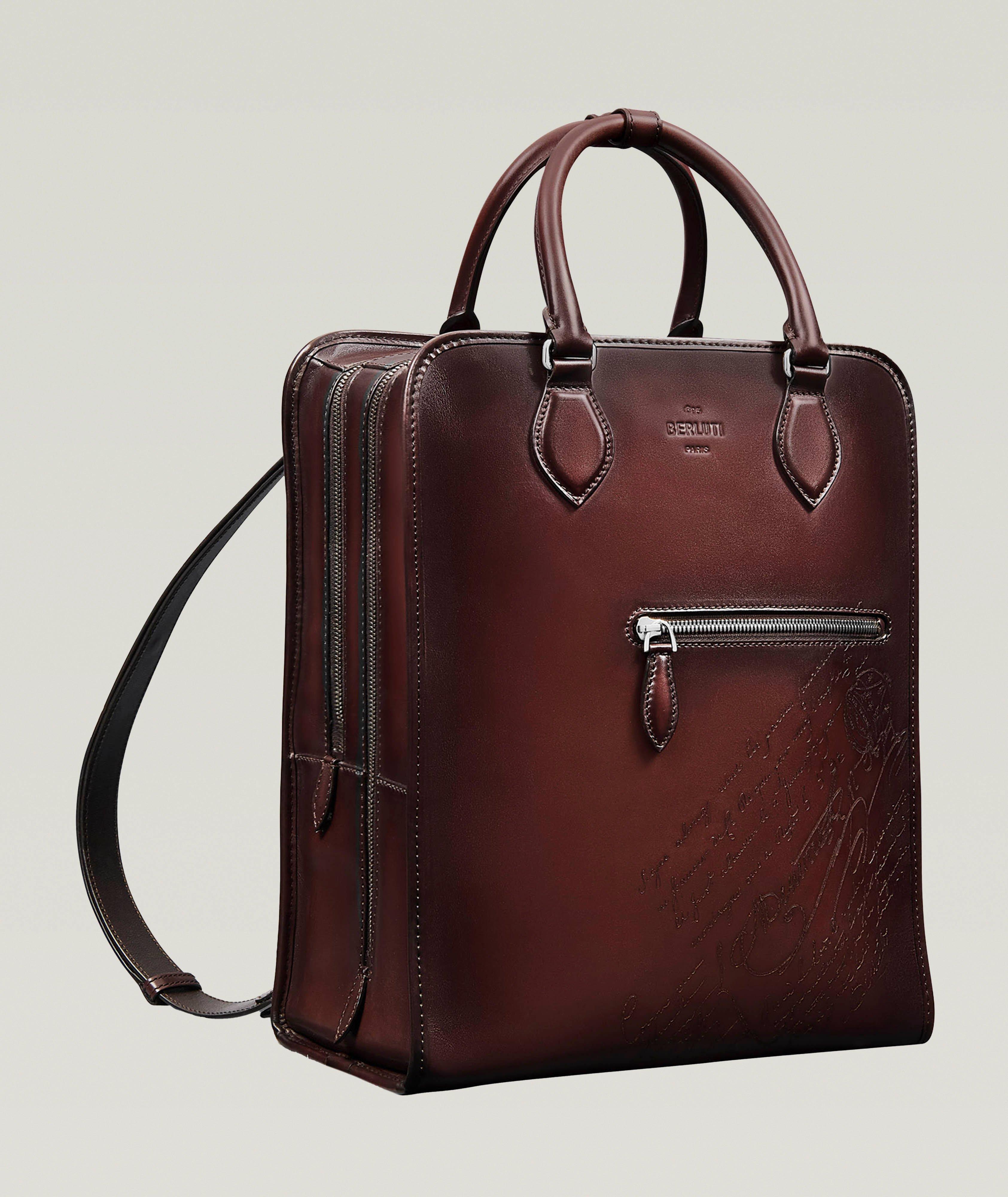Premier Jour Scritto Leather Backpack image 2