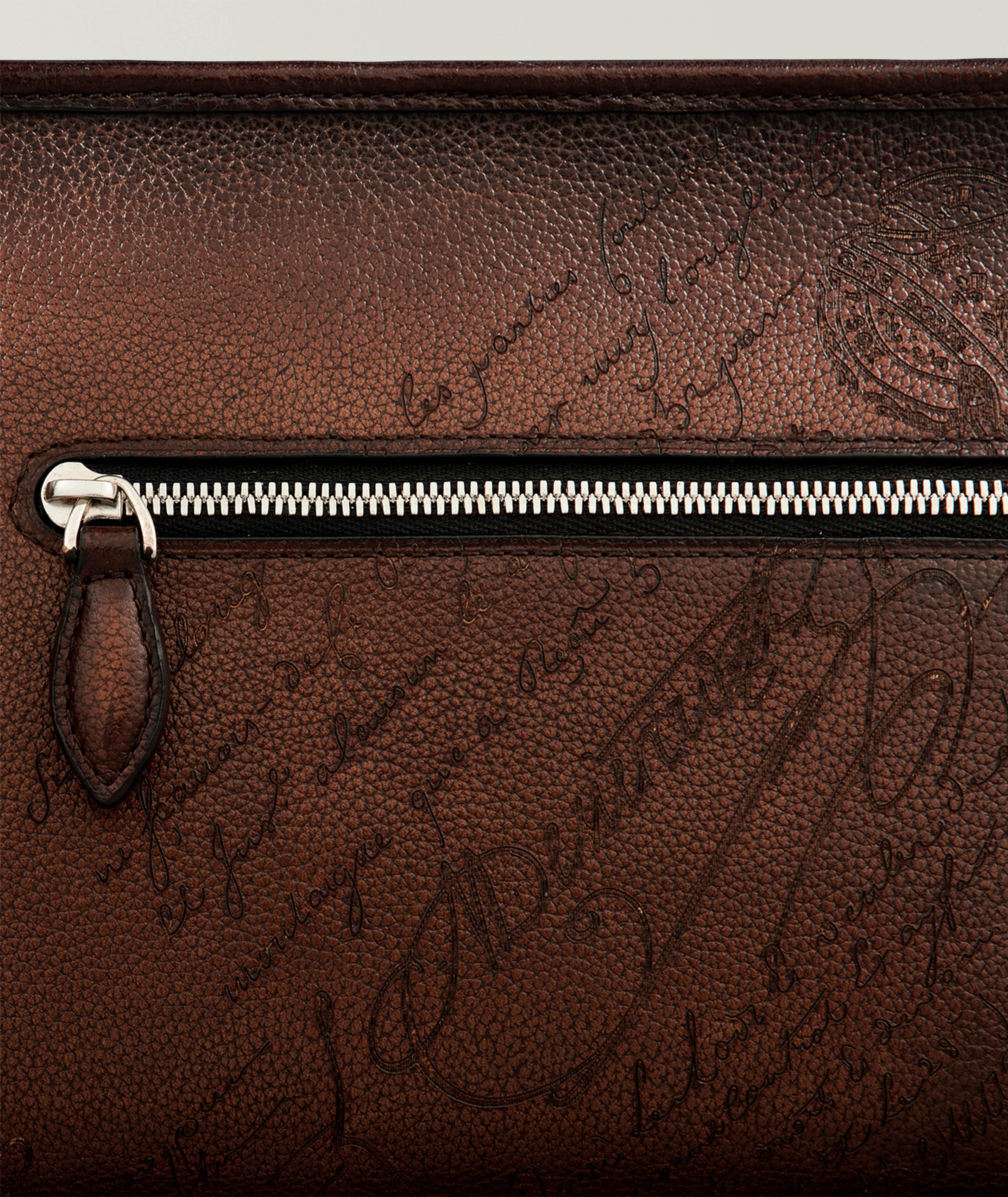 Morning Scritto Leather Toiletry Bag image 4