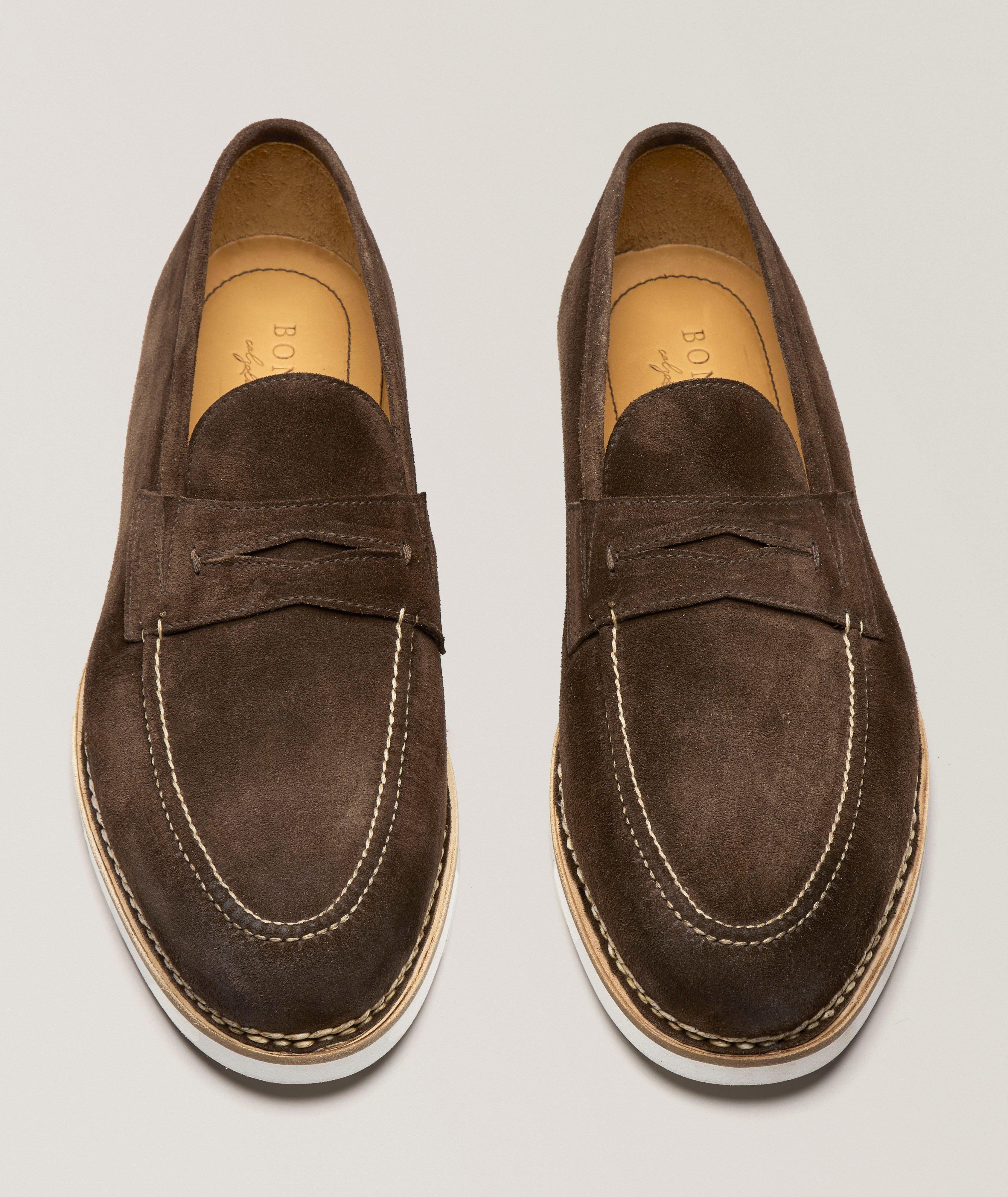 Fascinoso Suede Apron Penny Loafers  image 1