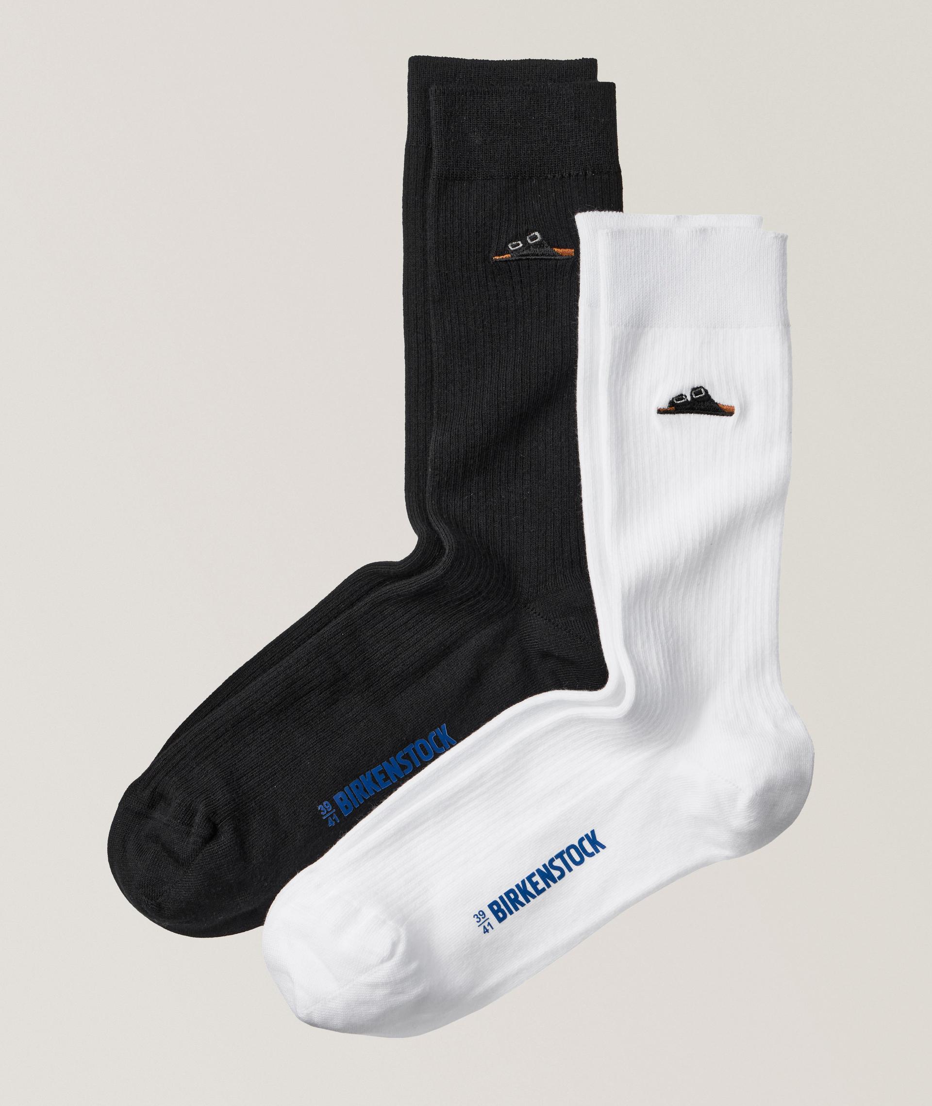 Ensemble de deux paires de chaussettes en mélange de coton image 0