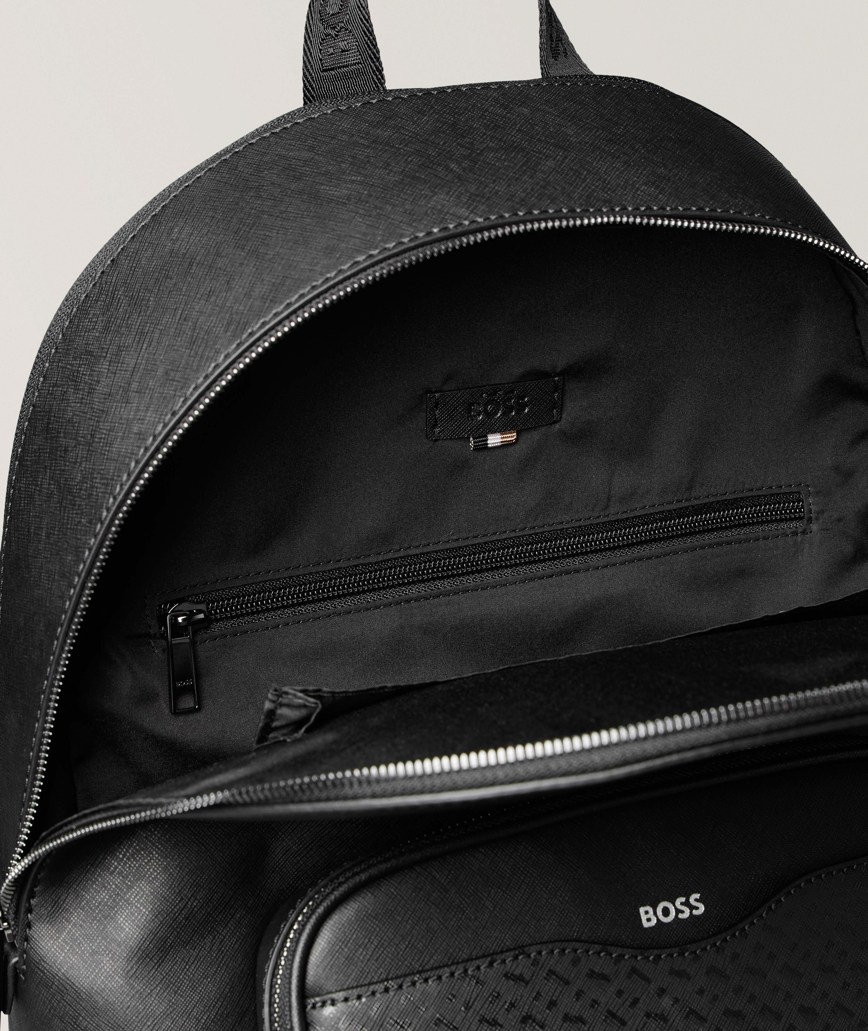 Zair Saffiano Monogram Backpack image 3