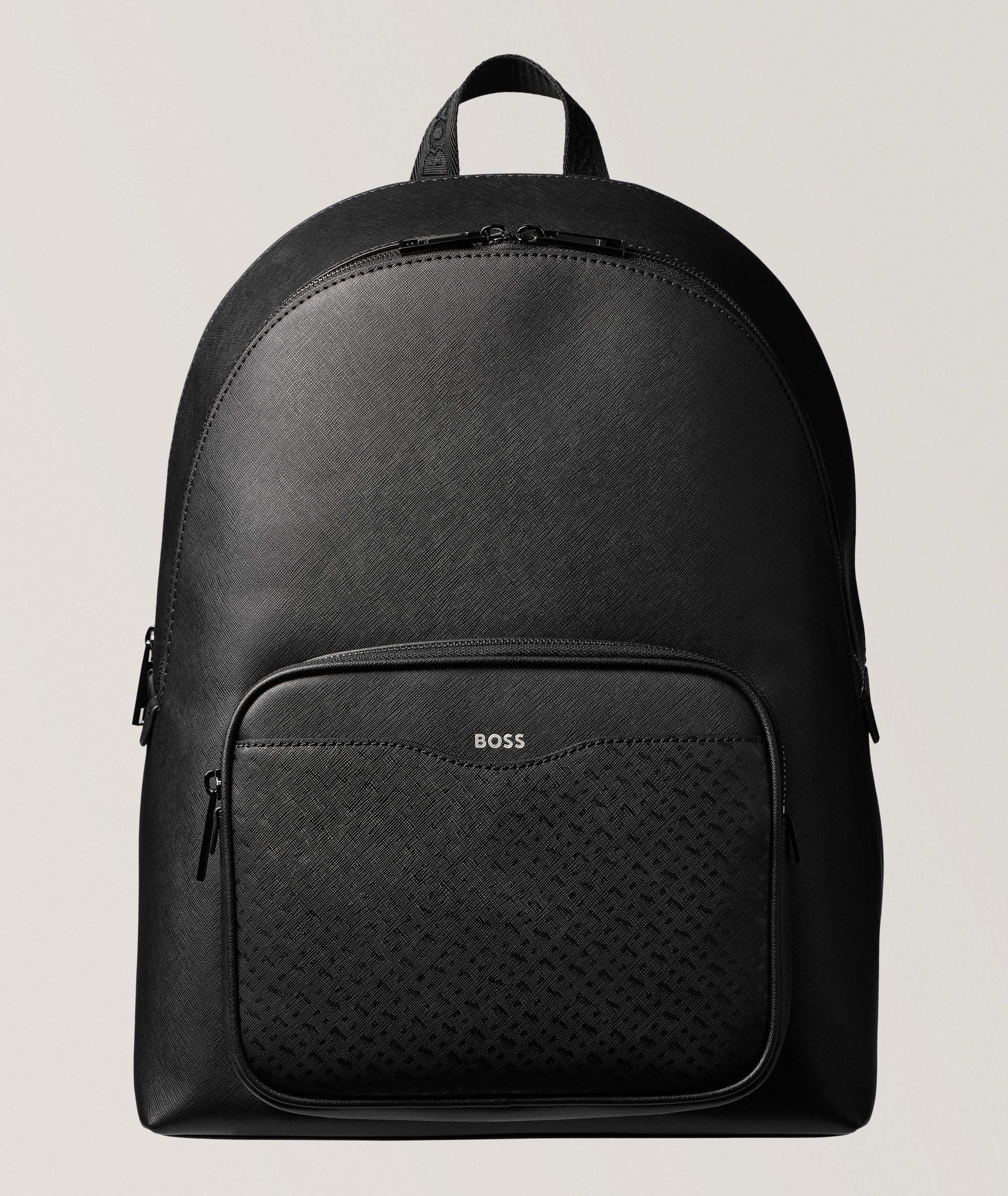 Sac à dos Zair en cuir Saffiano image 0