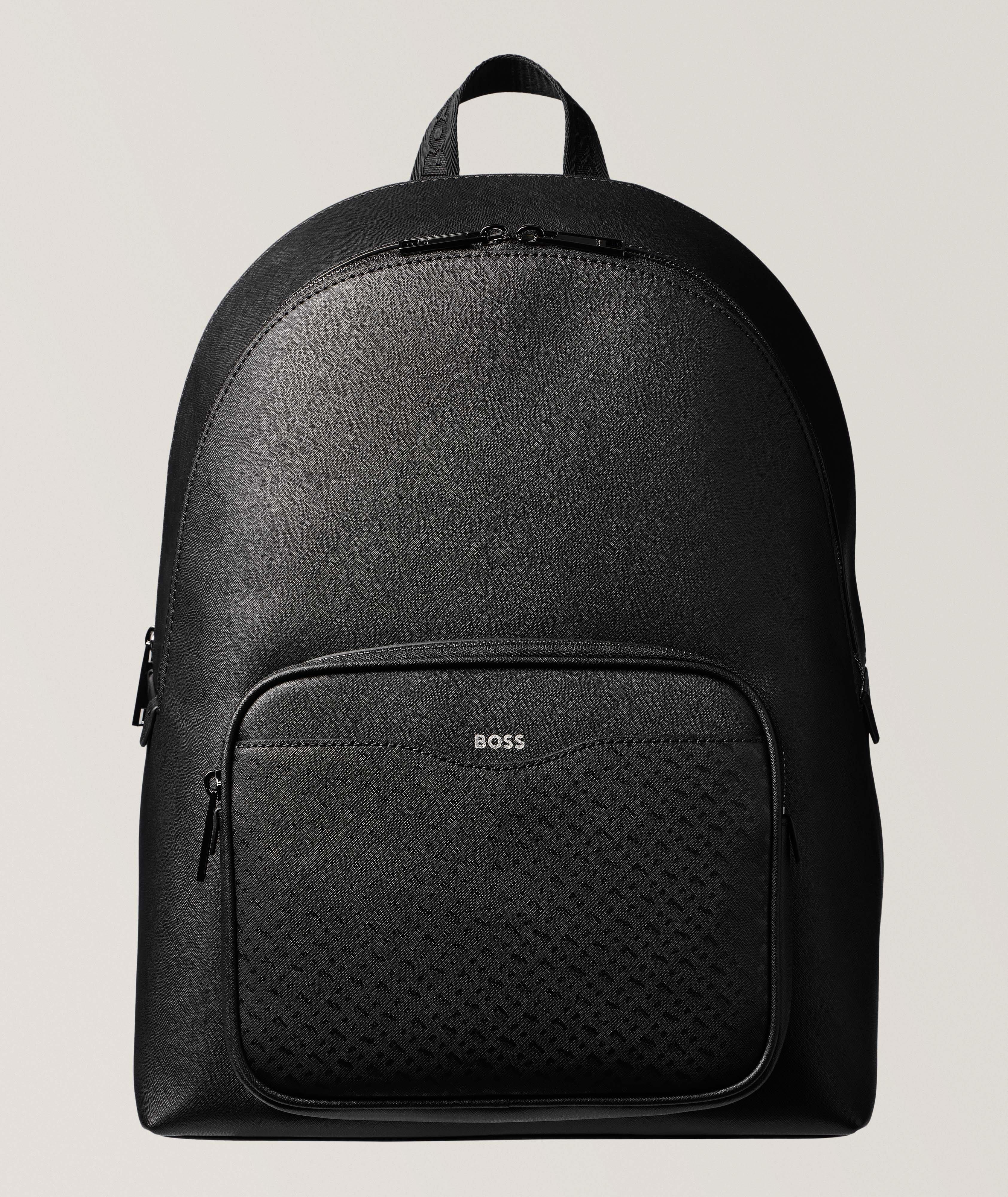 Zair Saffiano Monogram Backpack image 0